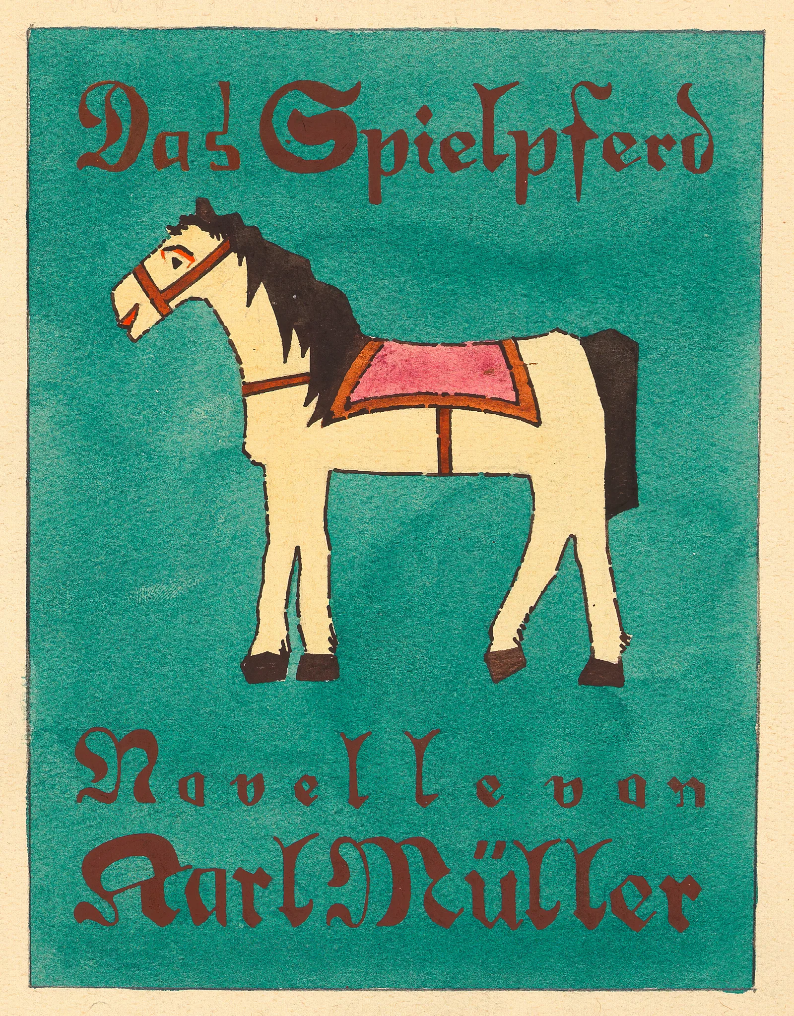Das Spielpferd Novelle Von Karl Muller Wall Art by Karl Wiener - Canvas Print