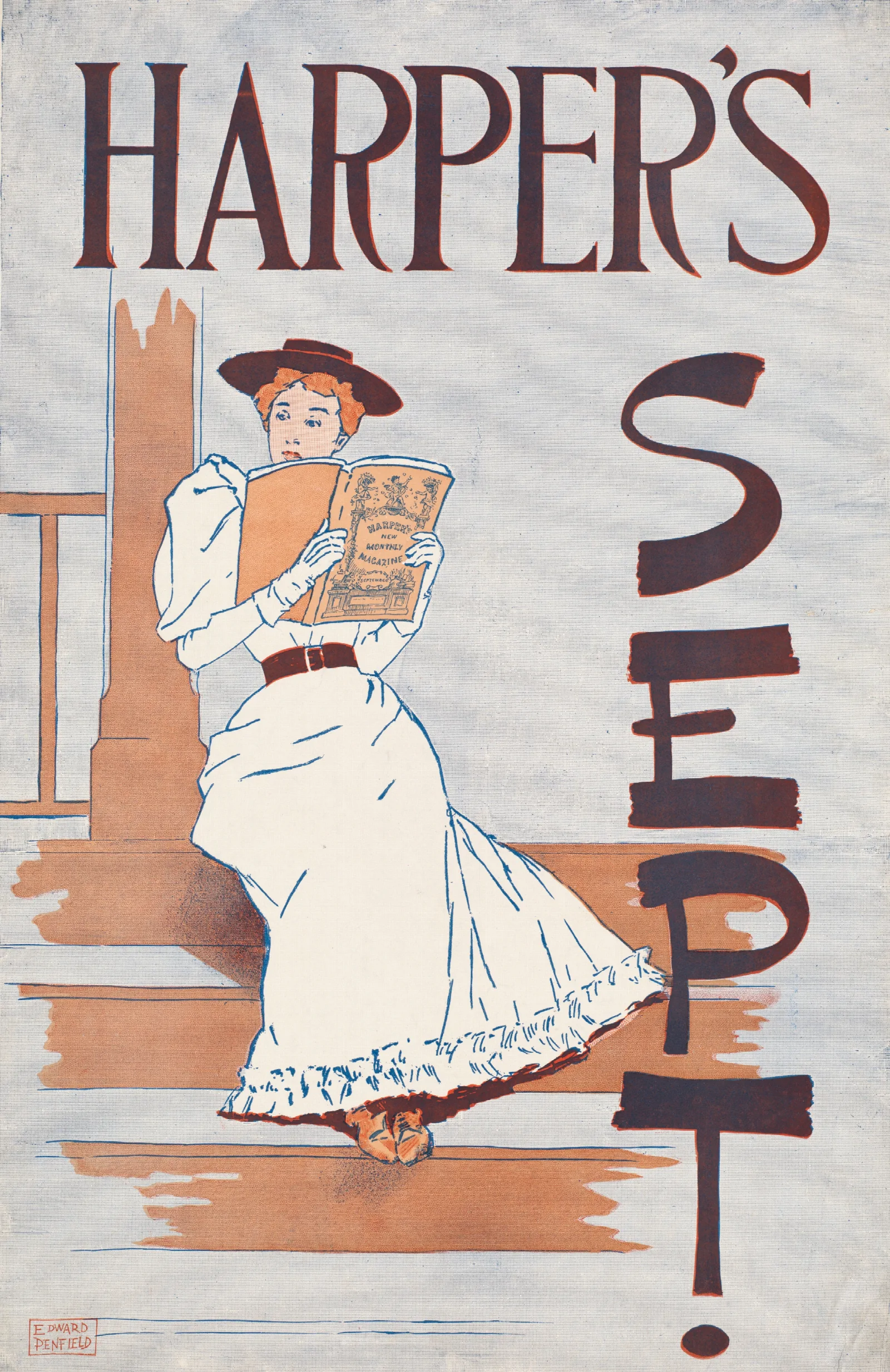Harpers September 5 Wall Art by Edward Penfield - Canvas Print