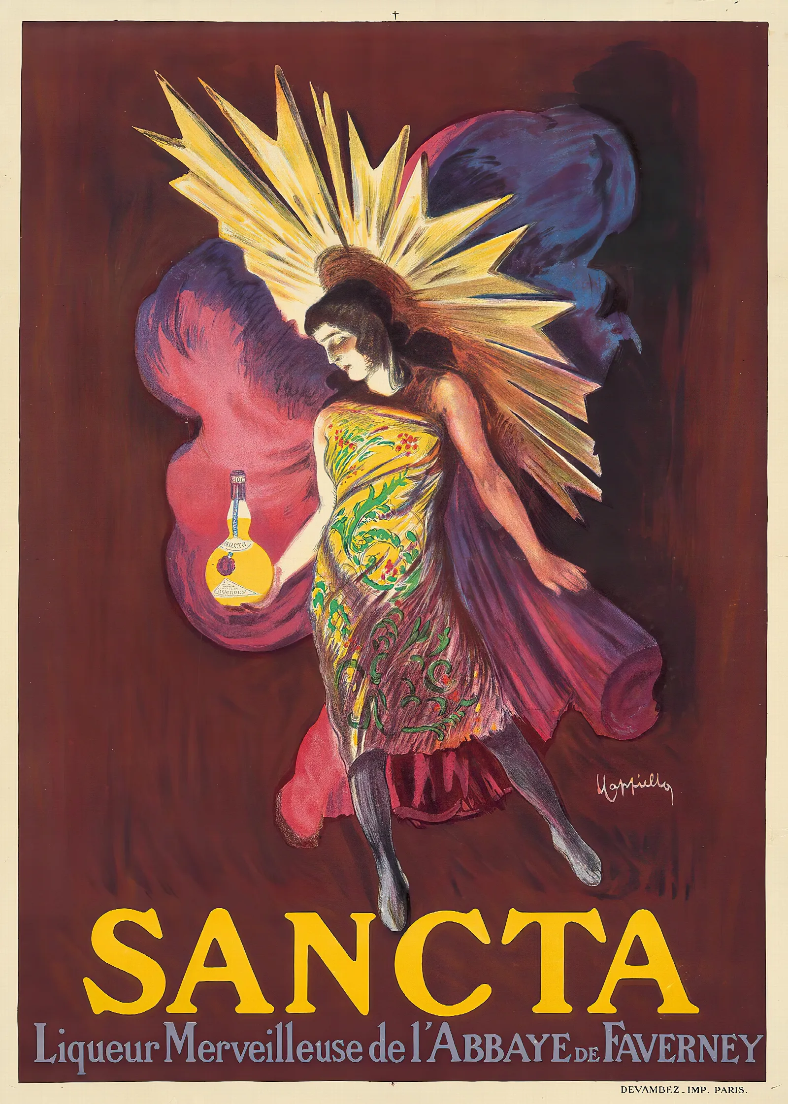Sancta Wall Art by Leonetto Cappiello - Canvas Print