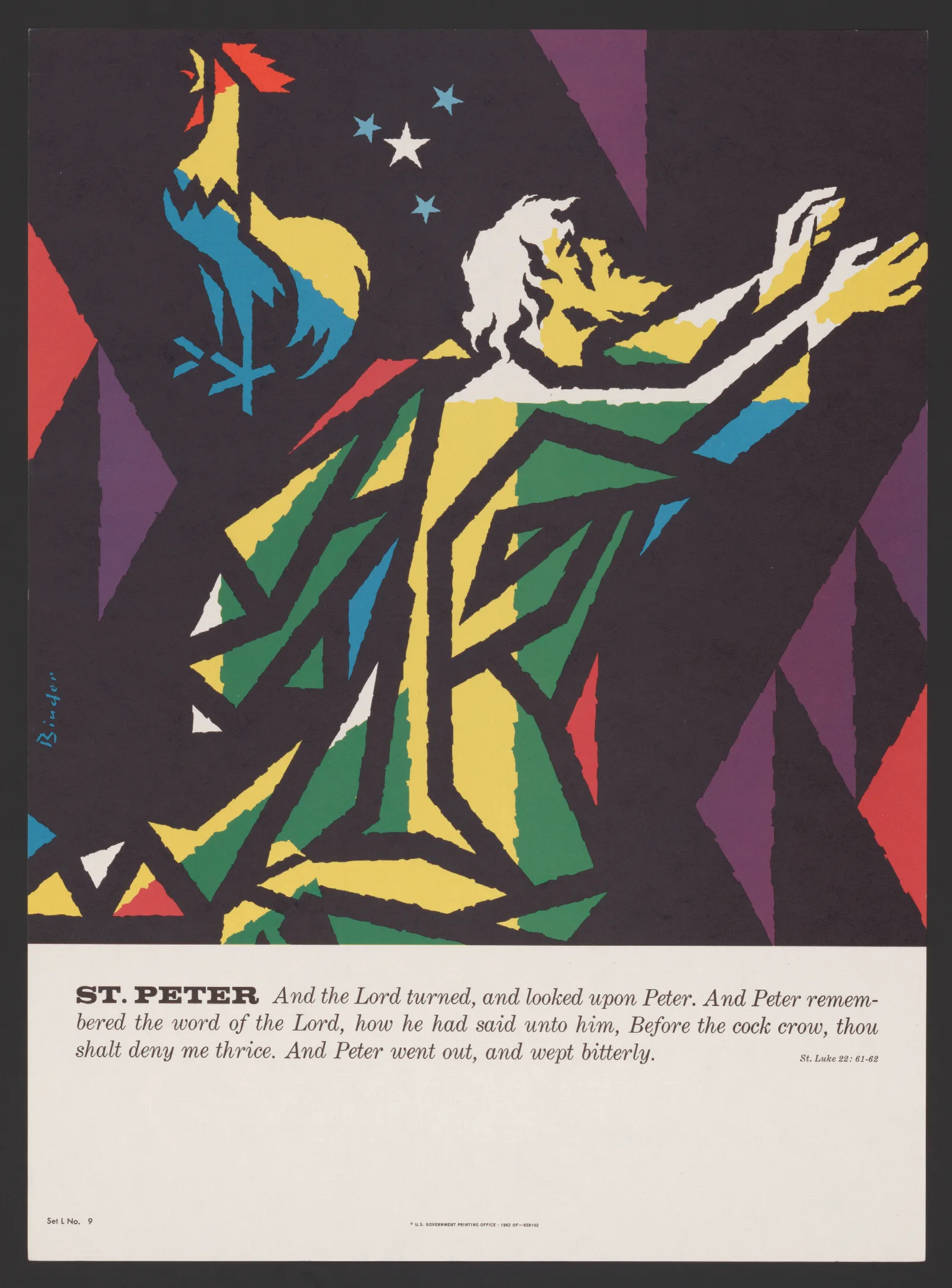 St Peter Wall Art by Joseph Binder - Canvas Print