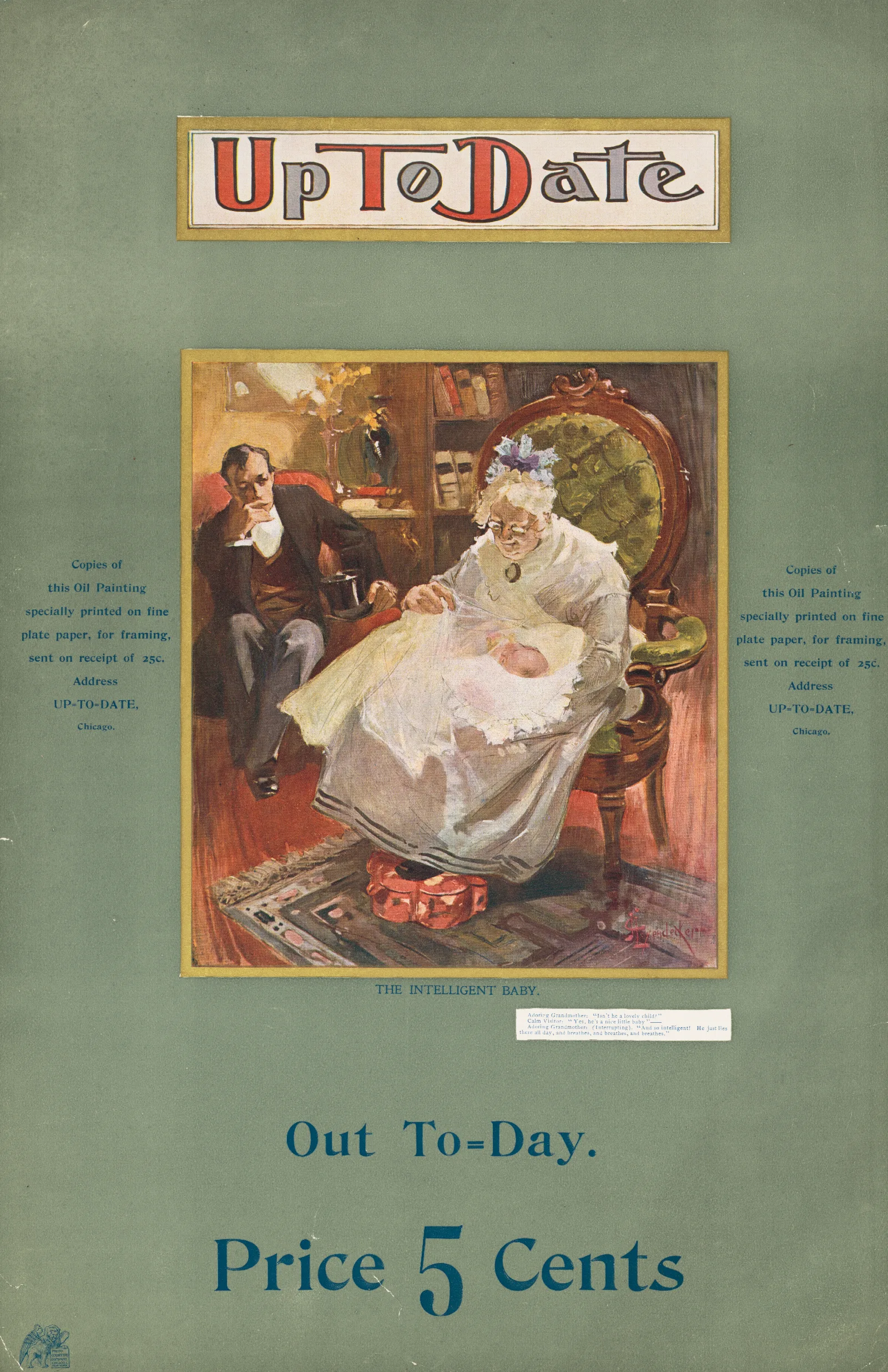 Up To Date Wall Art by Joseph Christian Leyendecker - Canvas Print