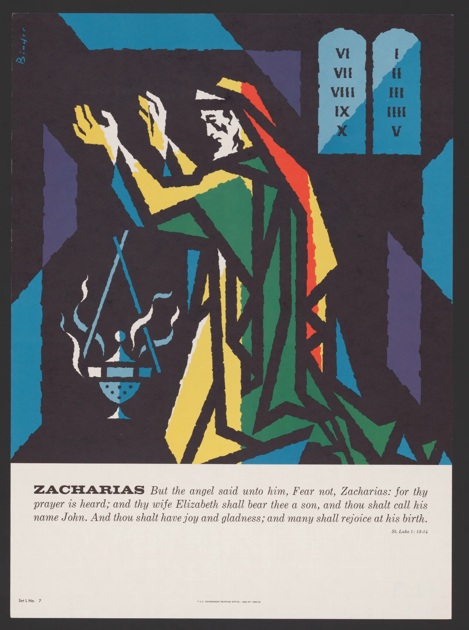 Zacharias Wall Art by Joseph Binder - Canvas Print