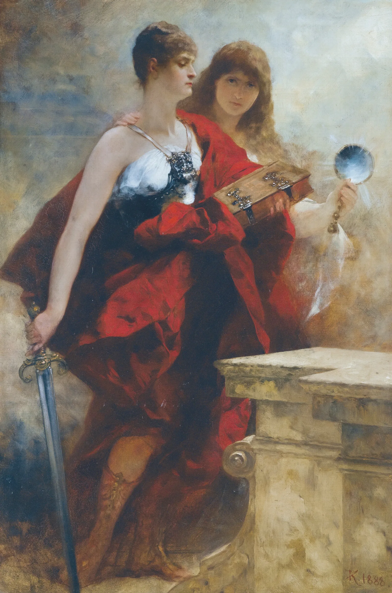 Study For The Apotheosis Of Emperor Wilhelm I Wall Art by Ferdinand Keller - Canvas Print