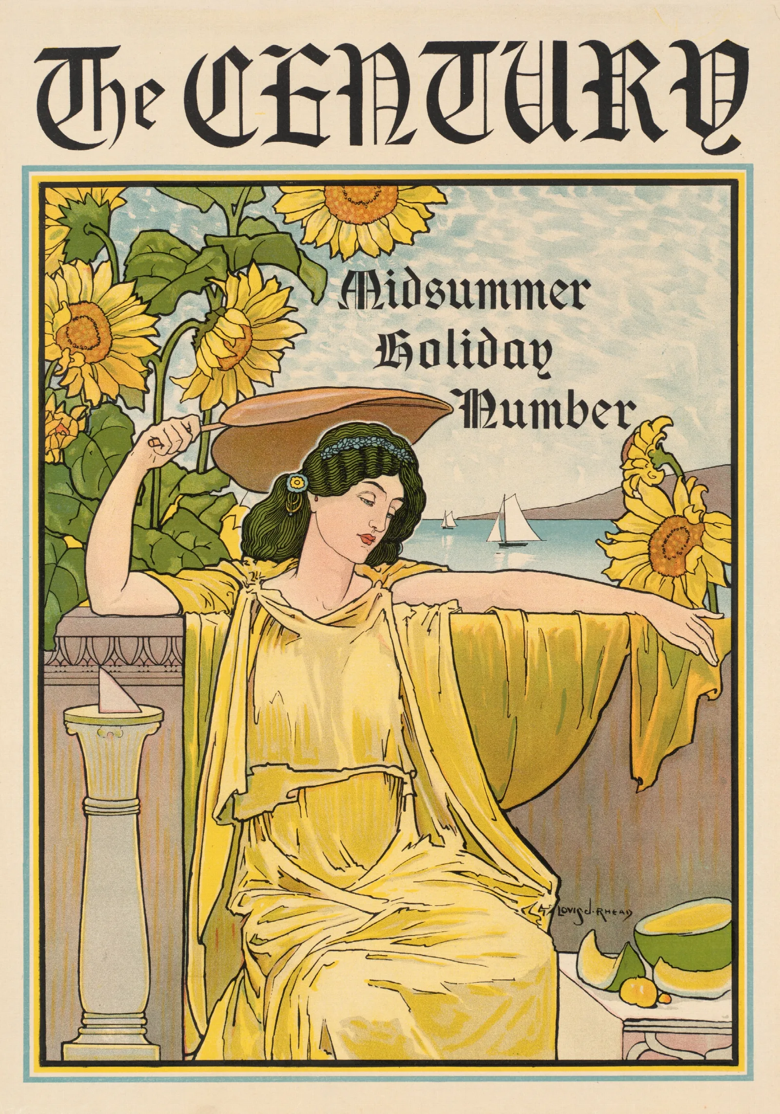 The Century Midsummer Holiday Number Wall Art by Louis Rhead - Canvas Print