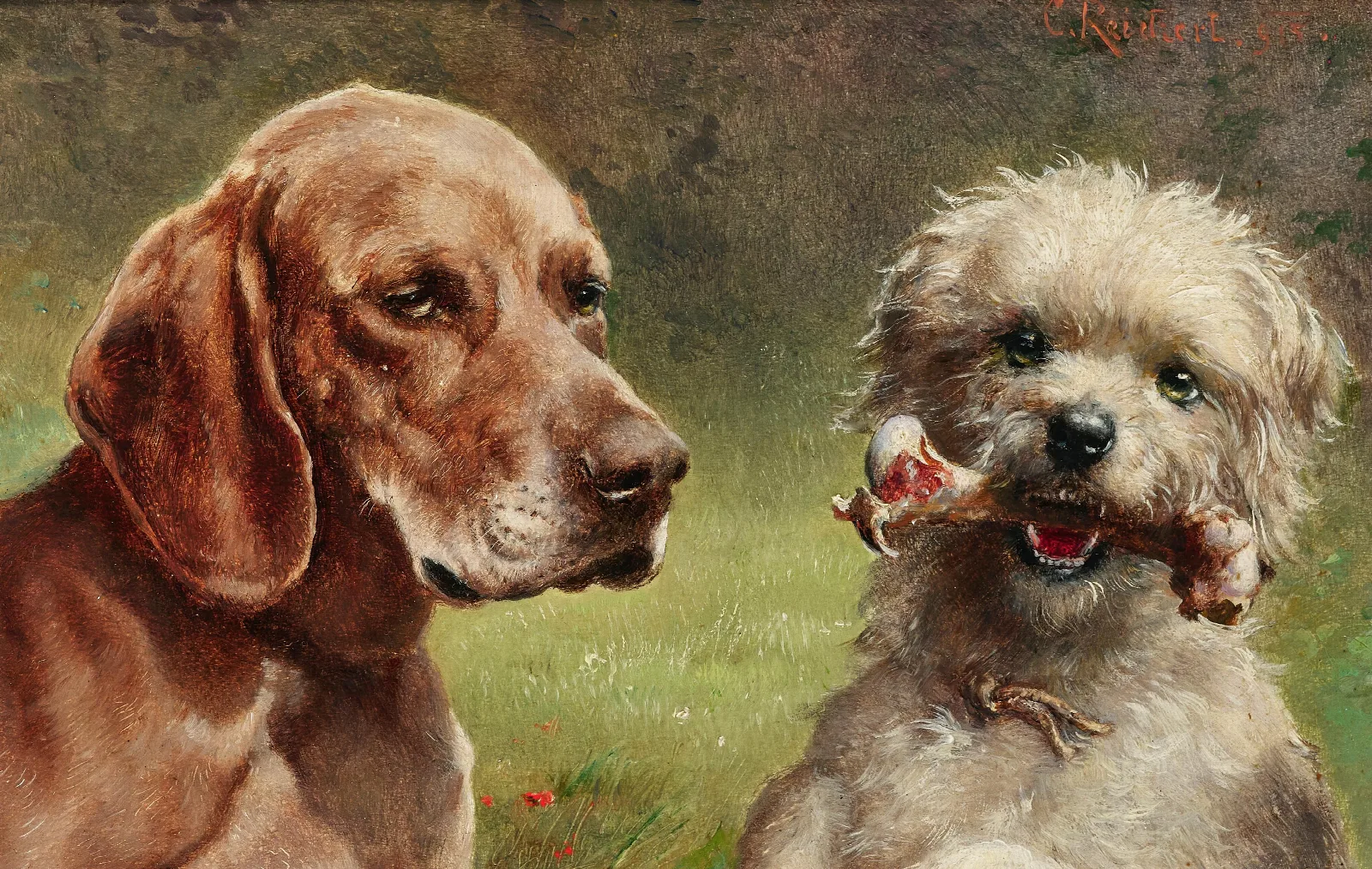 The Bone Wall Art by Carl Reichert - Canvas Print