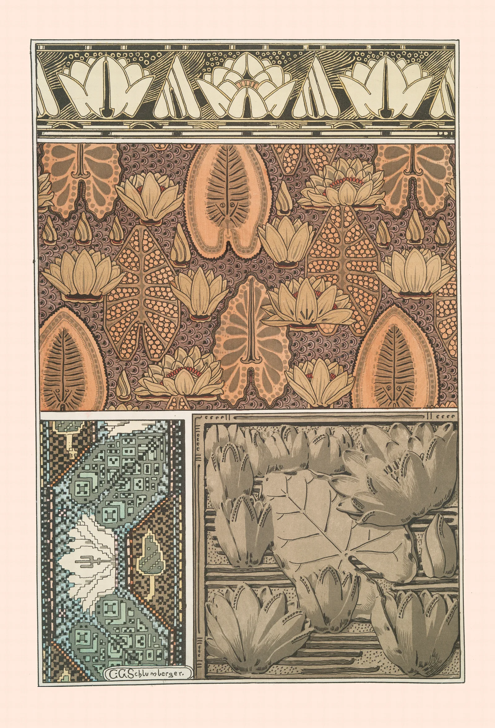Nenuphar 3 Wall Art by Maurice Pillard Verneuil - Canvas Print