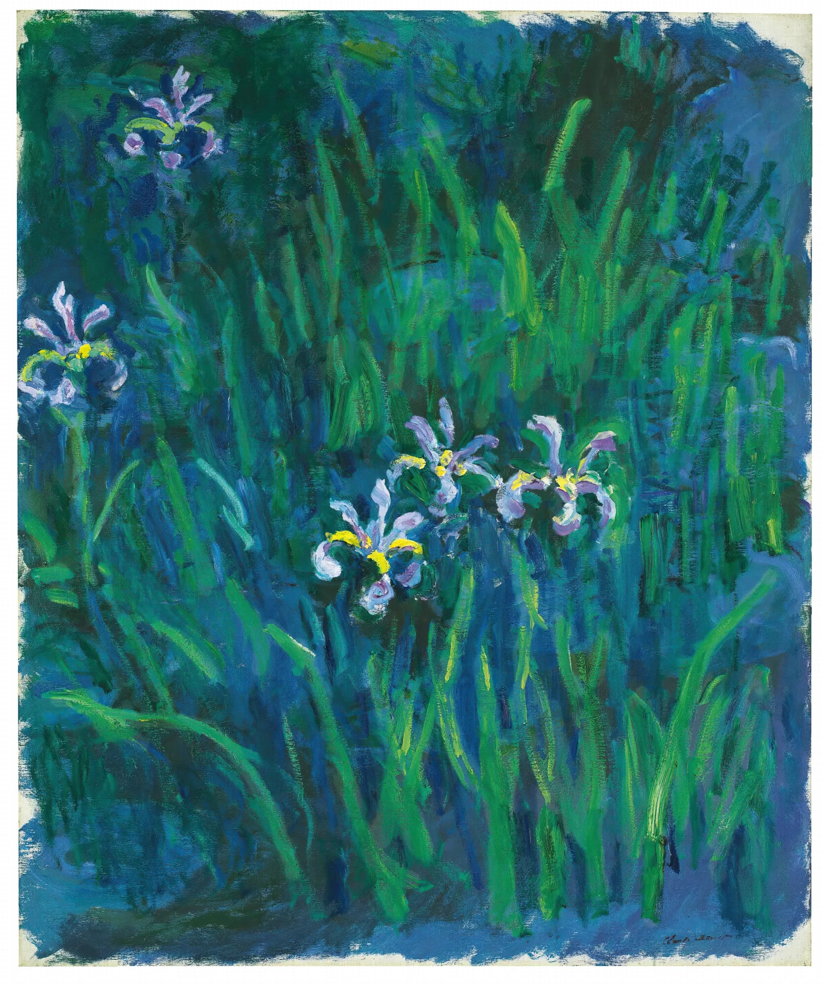 Iris 5 Wall Art by Claude Monet - Canvas Print