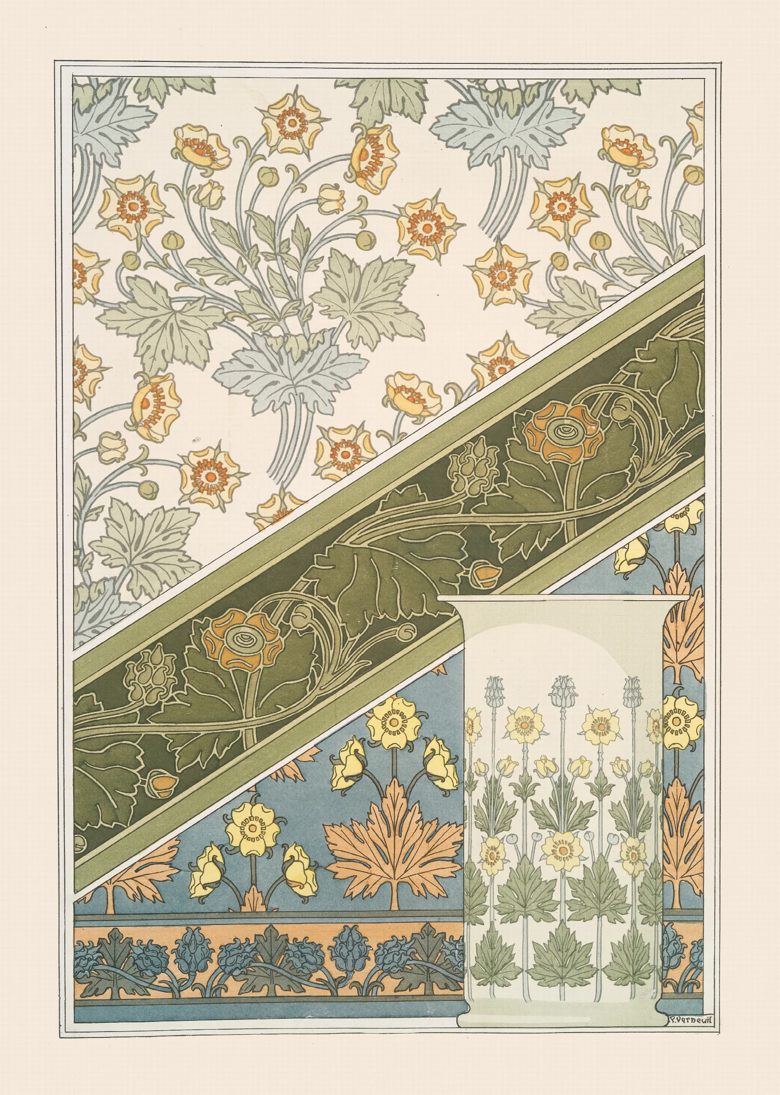 Bouton Dor 2 Wall Art by Maurice Pillard Verneuil - Canvas Print