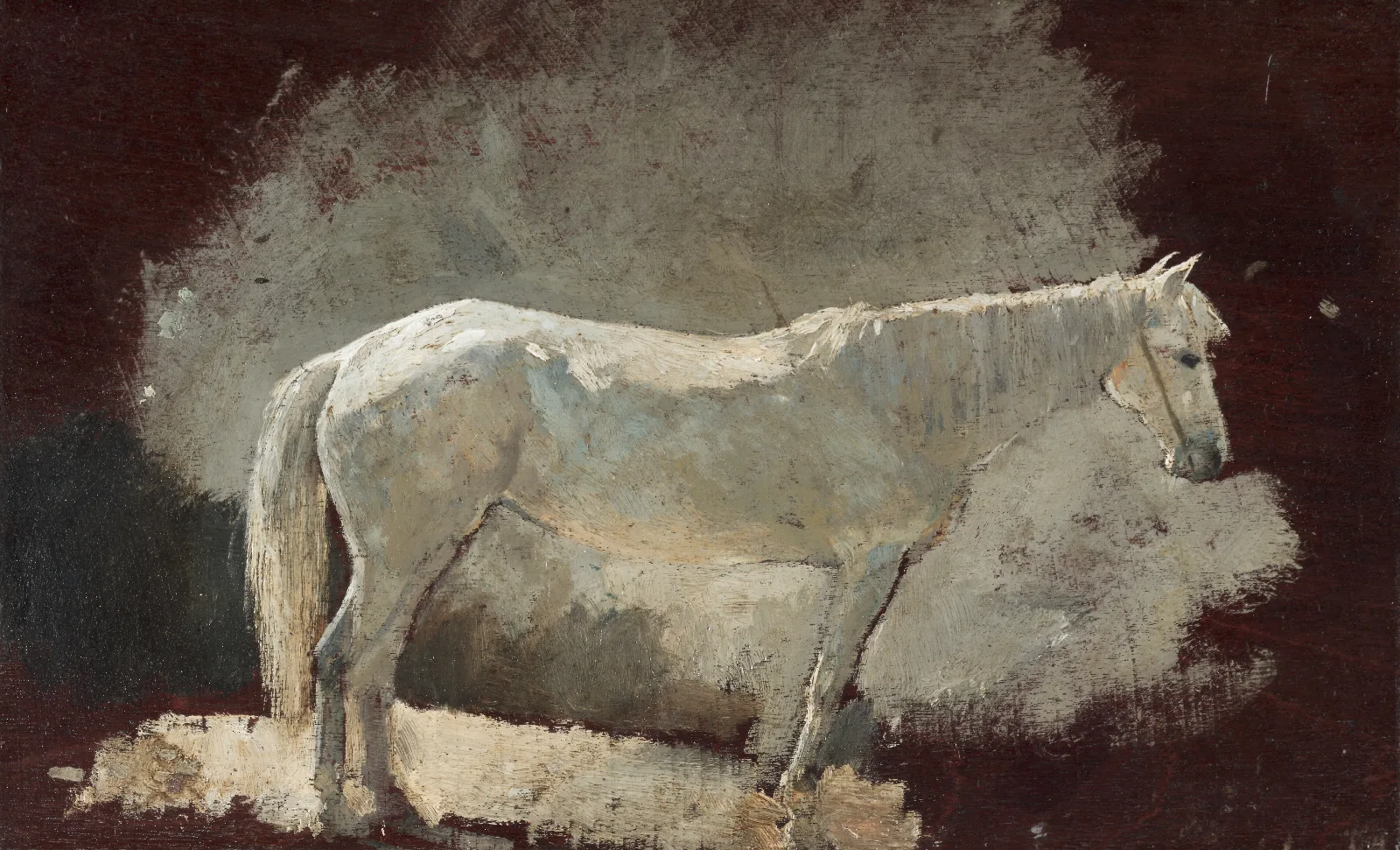 White Mare Wall Art by Winslow Homer - Canvas Print