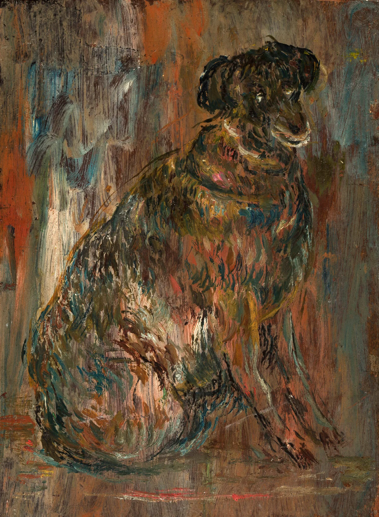Study Of A Dog Malina Wall Art by Tadeusz Makowski - Canvas Print