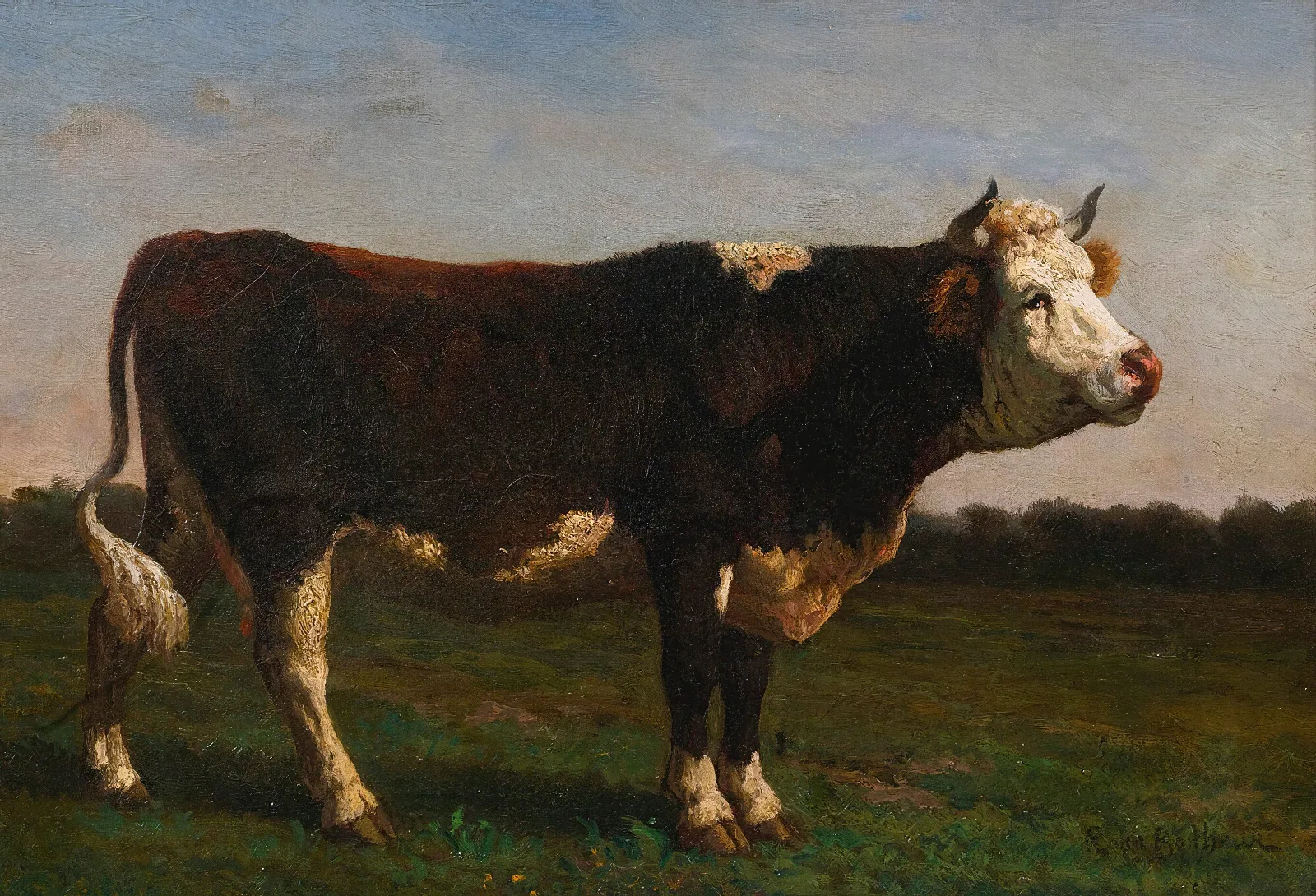 King Of The Herd Wall Art by Rosa Bonheur - Canvas Print