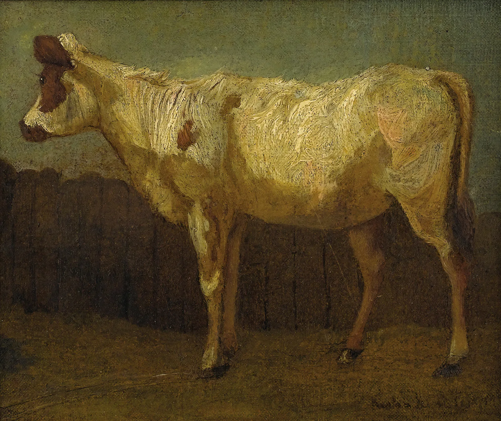 Portrait Of A Cow Wall Art by James Ward - Canvas Print