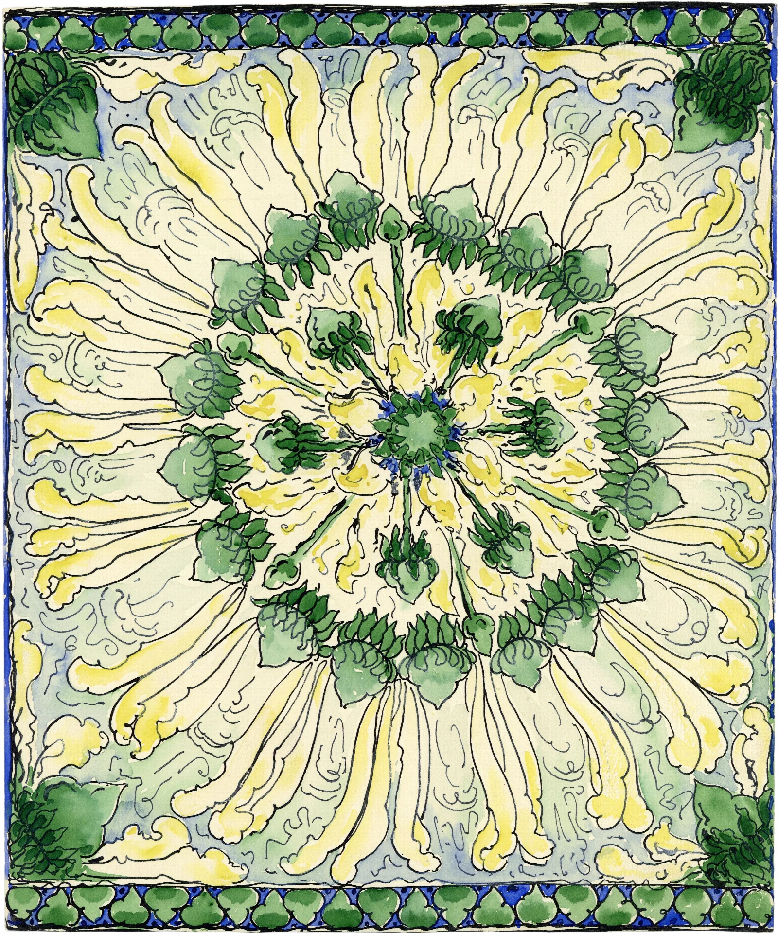 De St Jansbloem 3 Wall Art by Alfred Ost - Canvas Print