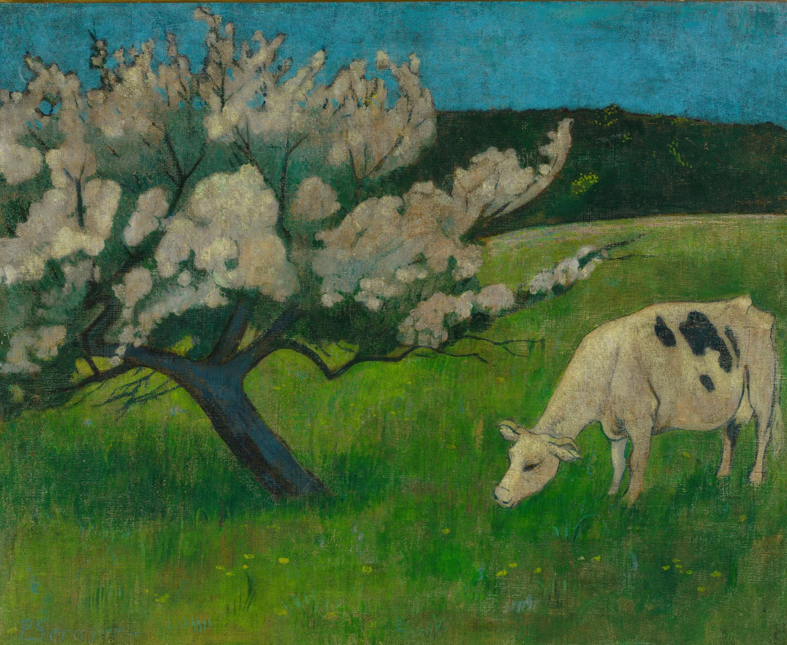 White Cow 2 Wall Art by Paul Sérusier - Canvas Print