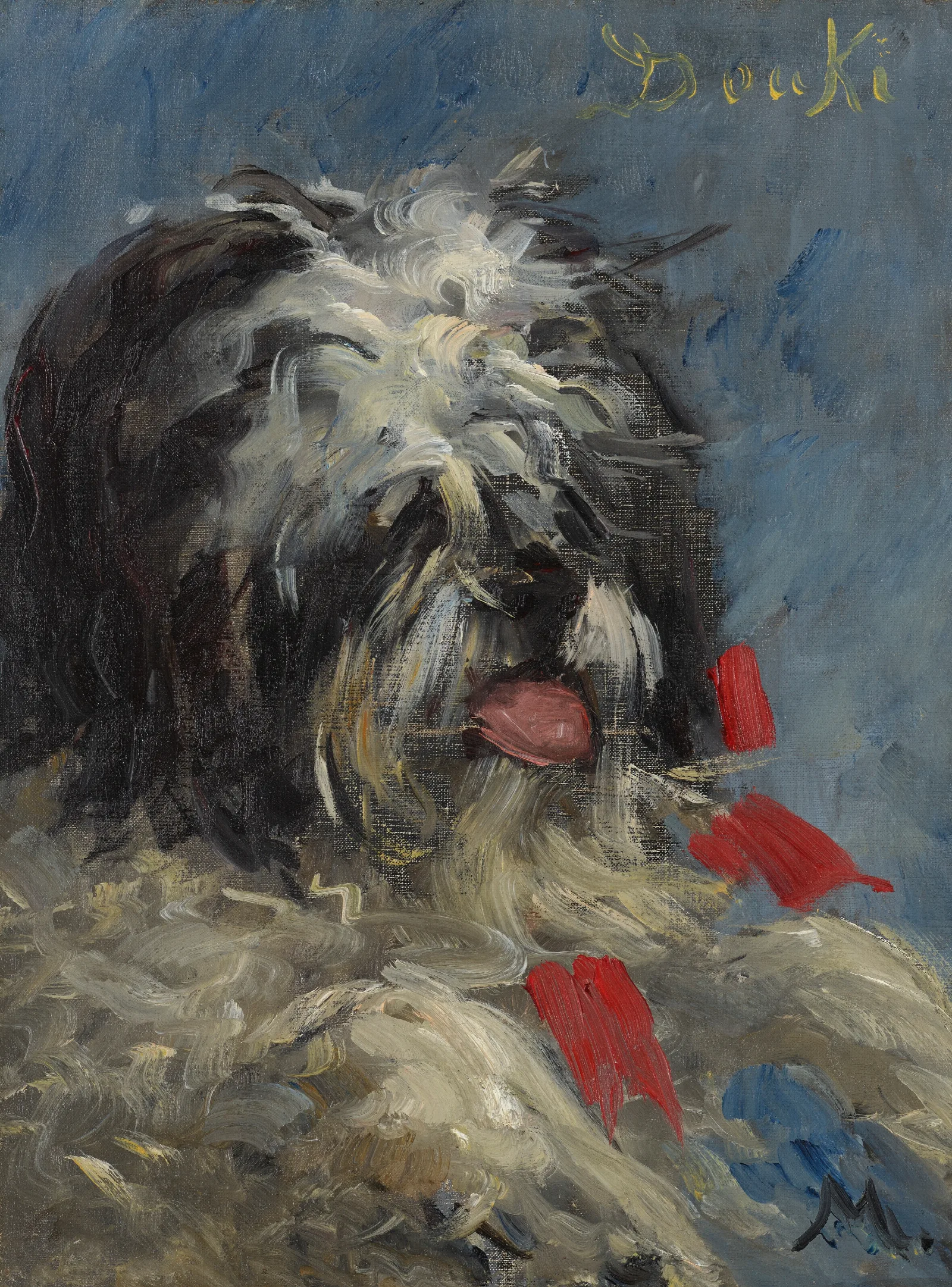 Le Chien Donki Wall Art by Édouard Manet - Canvas Print