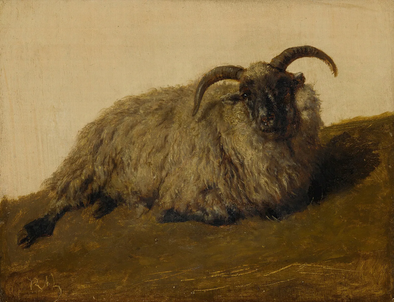 Le Merinos Wall Art by Rosa Bonheur - Canvas Print