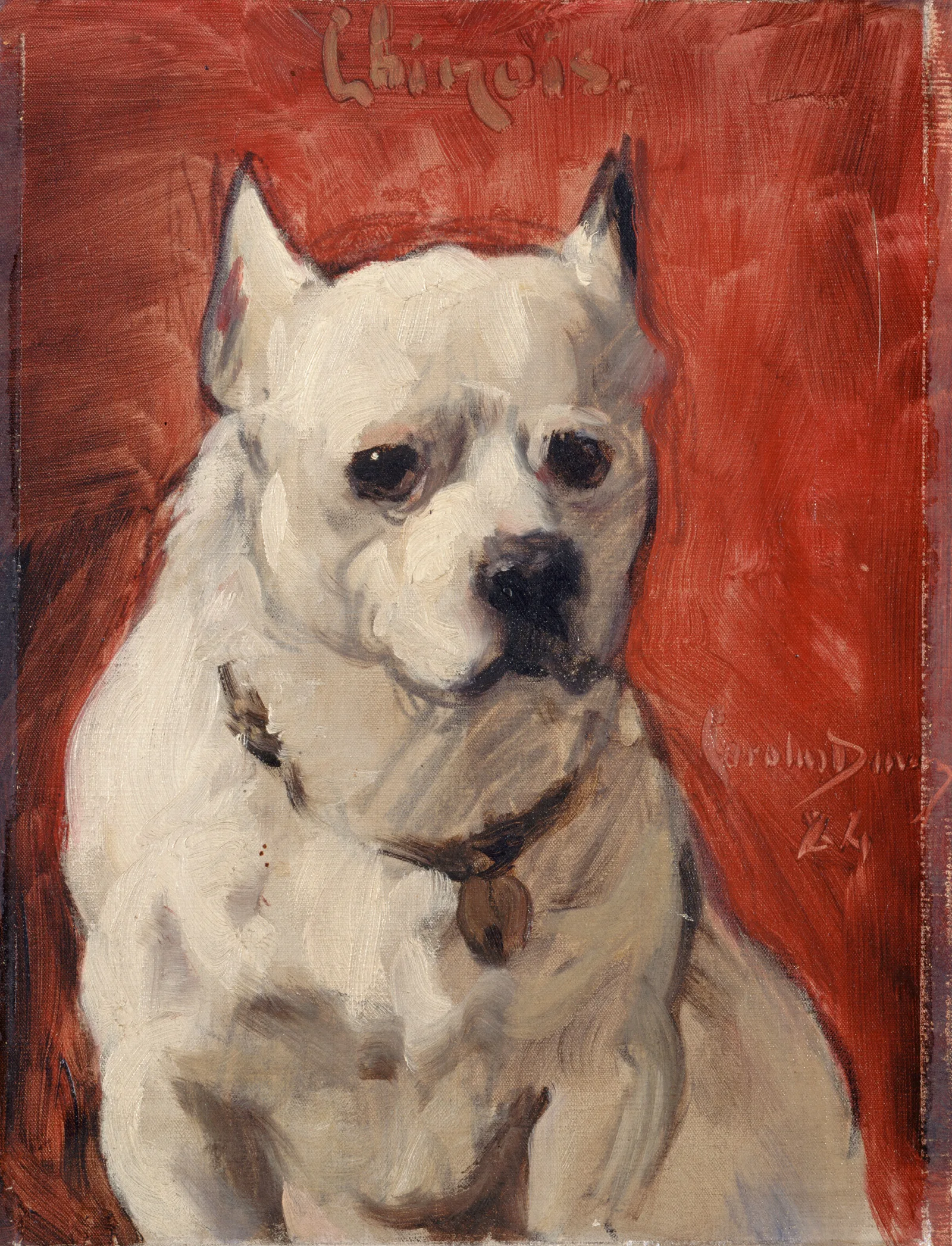 Le Chien Chinois Wall Art by Carolus-Duran - Canvas Print