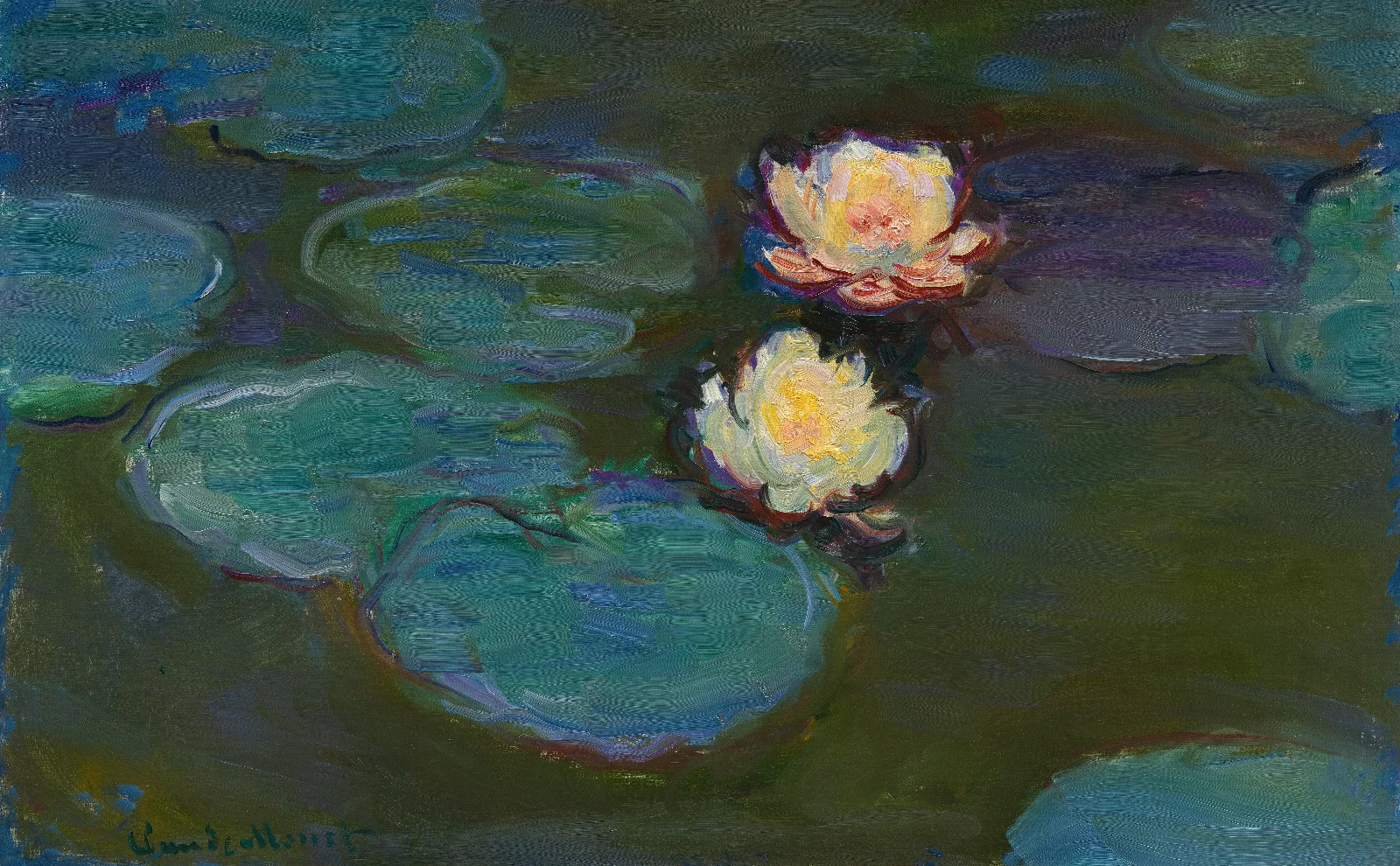 Nympheas Wall Art by Claude Monet - Canvas Print