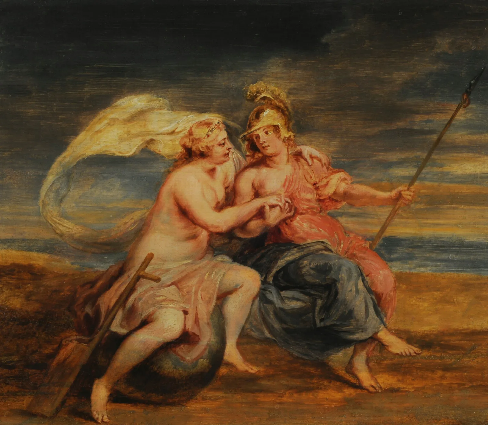 Alegoria De La Fortuna Y La Virtud Wall Art by Peter Paul Rubens - Canvas Print