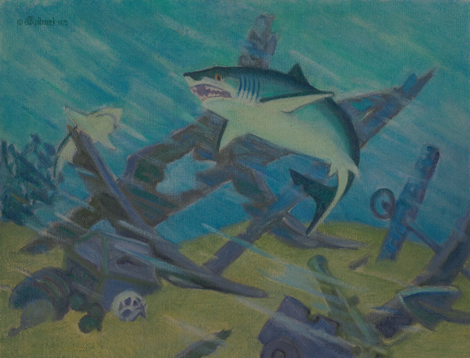Fathoms Wall Art by James C. Kulhanek - Canvas Print