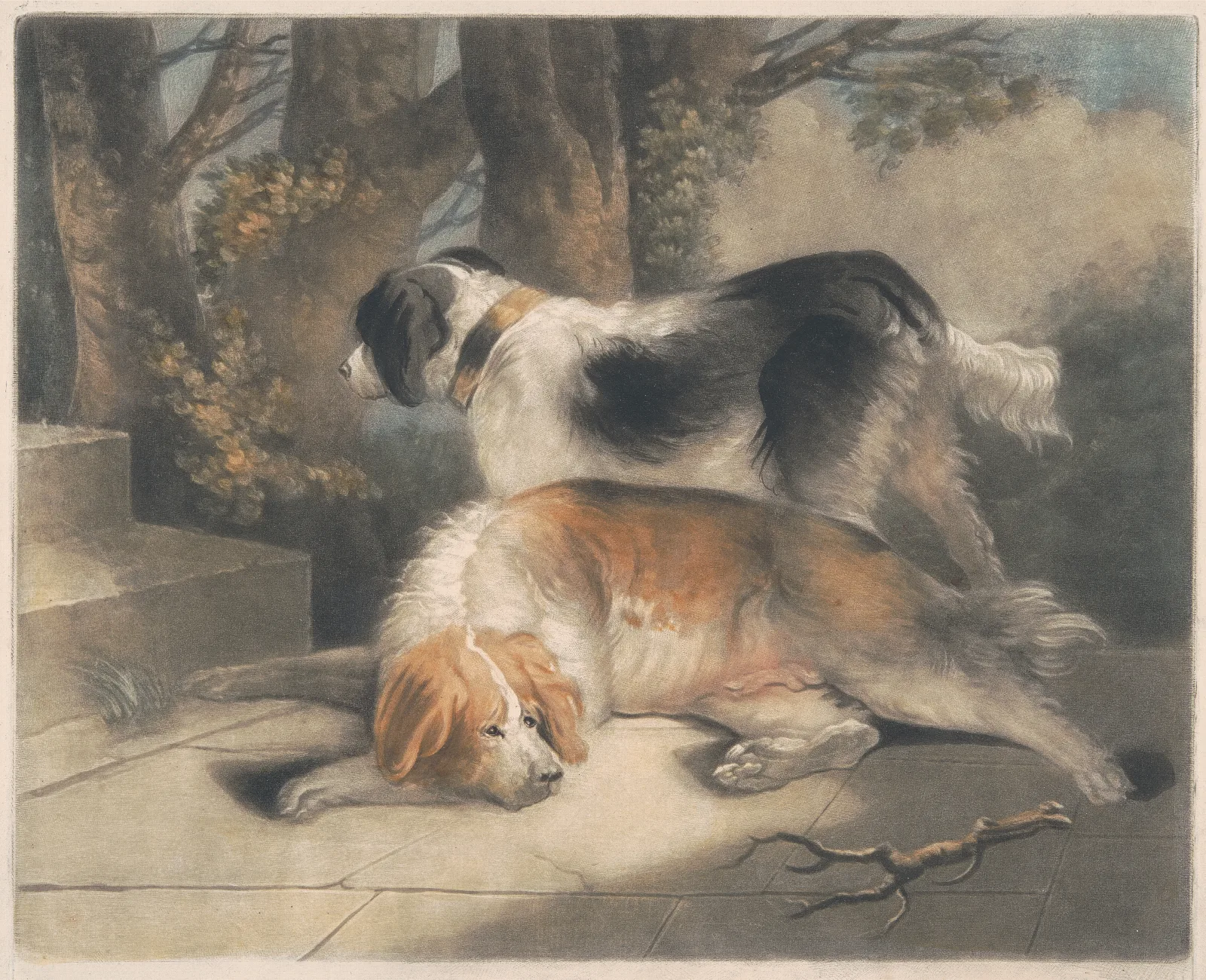 Setters 3 Wall Art by George Morland - Canvas Print