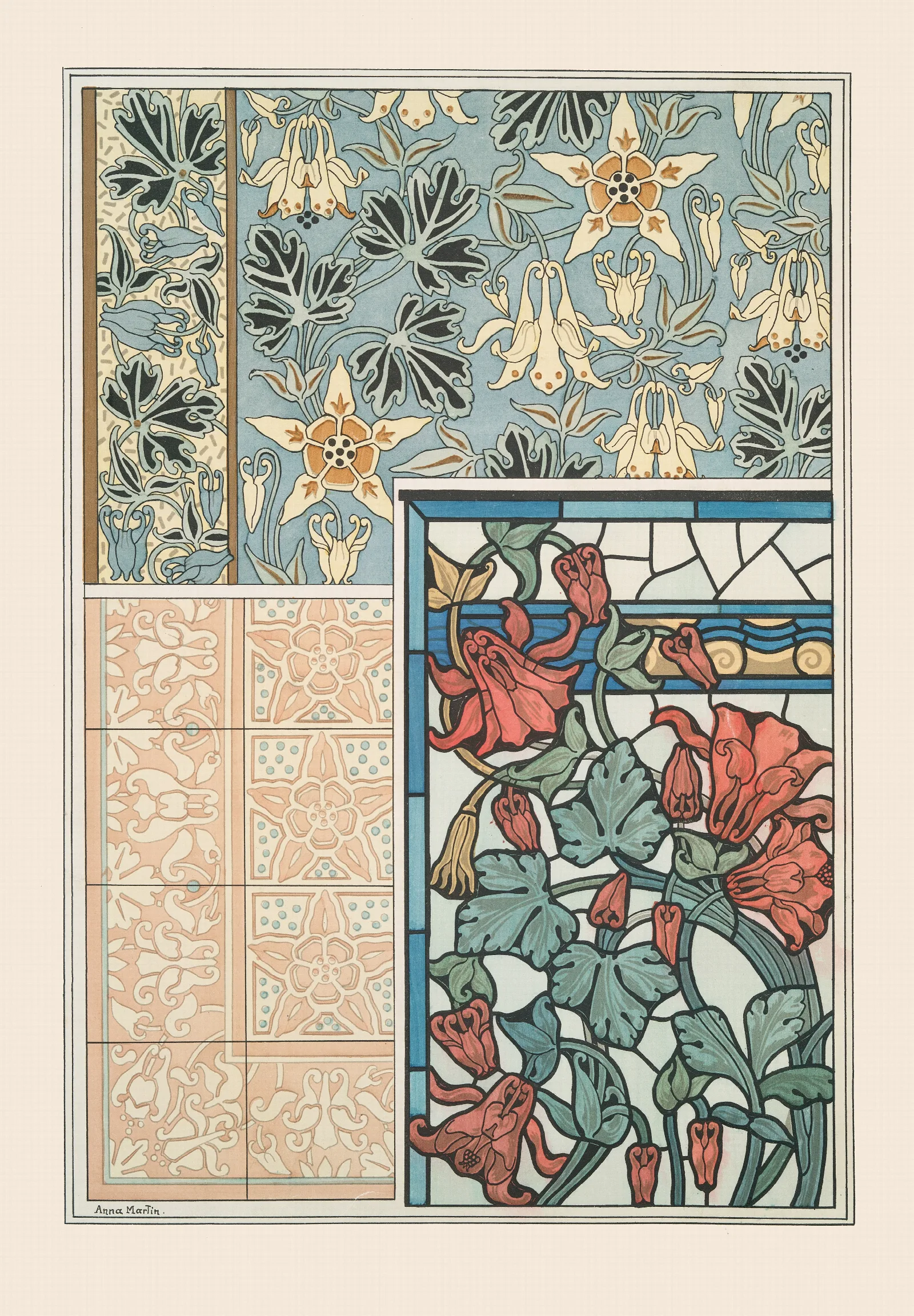 Ancolie 3 Wall Art by Maurice Pillard Verneuil - Canvas Print