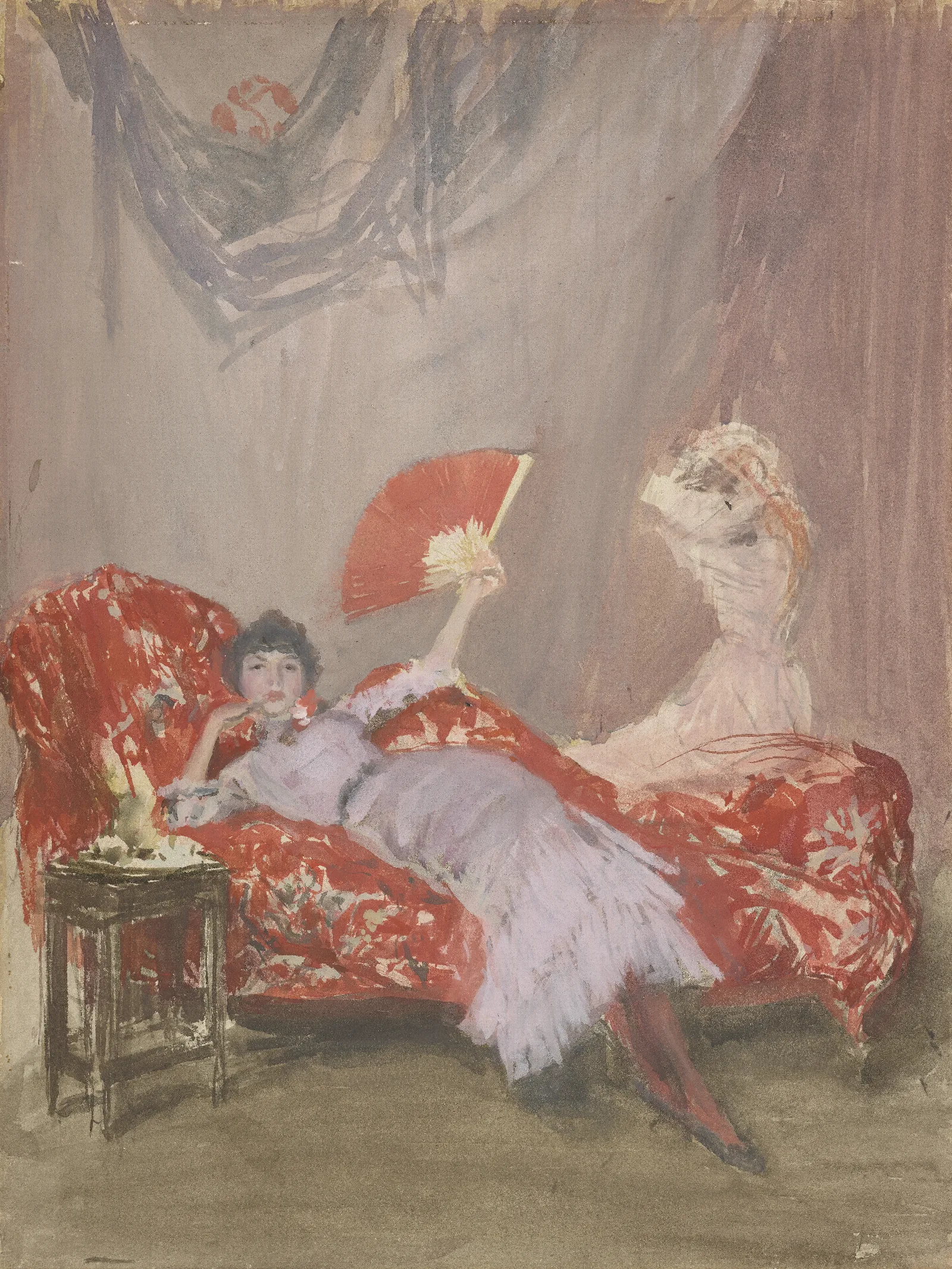Milly Finch Wall Art by James Abbott McNeill Whistler - Canvas Print