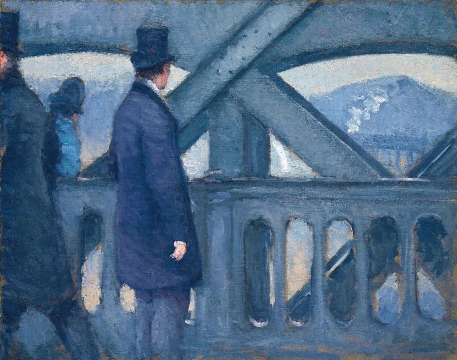 Le Pont De Leurope Wall Art by Gustave Caillebotte - Canvas Print