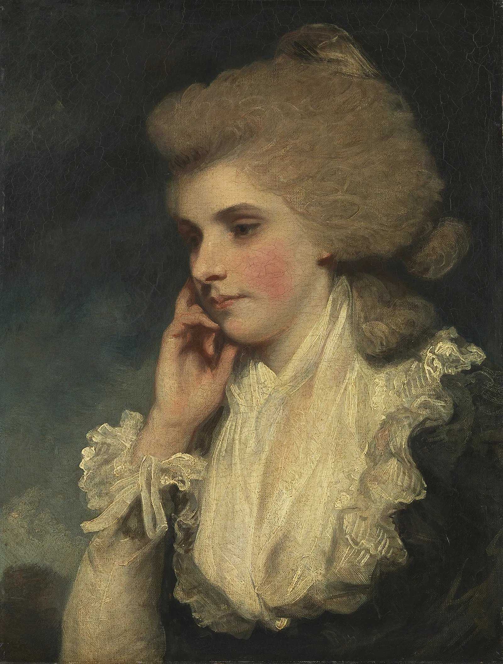 Frances Countess Of Lincoln Wall Art by Sir Joshua Reynolds - Canvas Print