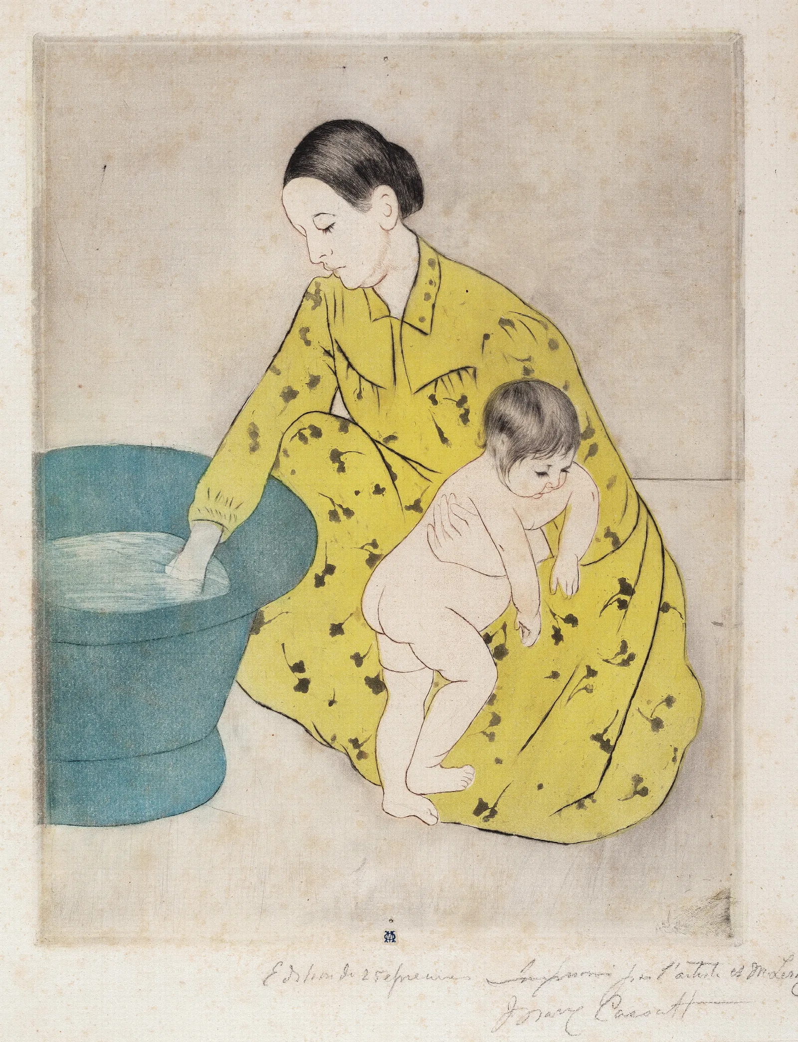 The Bath 5 Wall Art by Mary Cassatt - Canvas Print