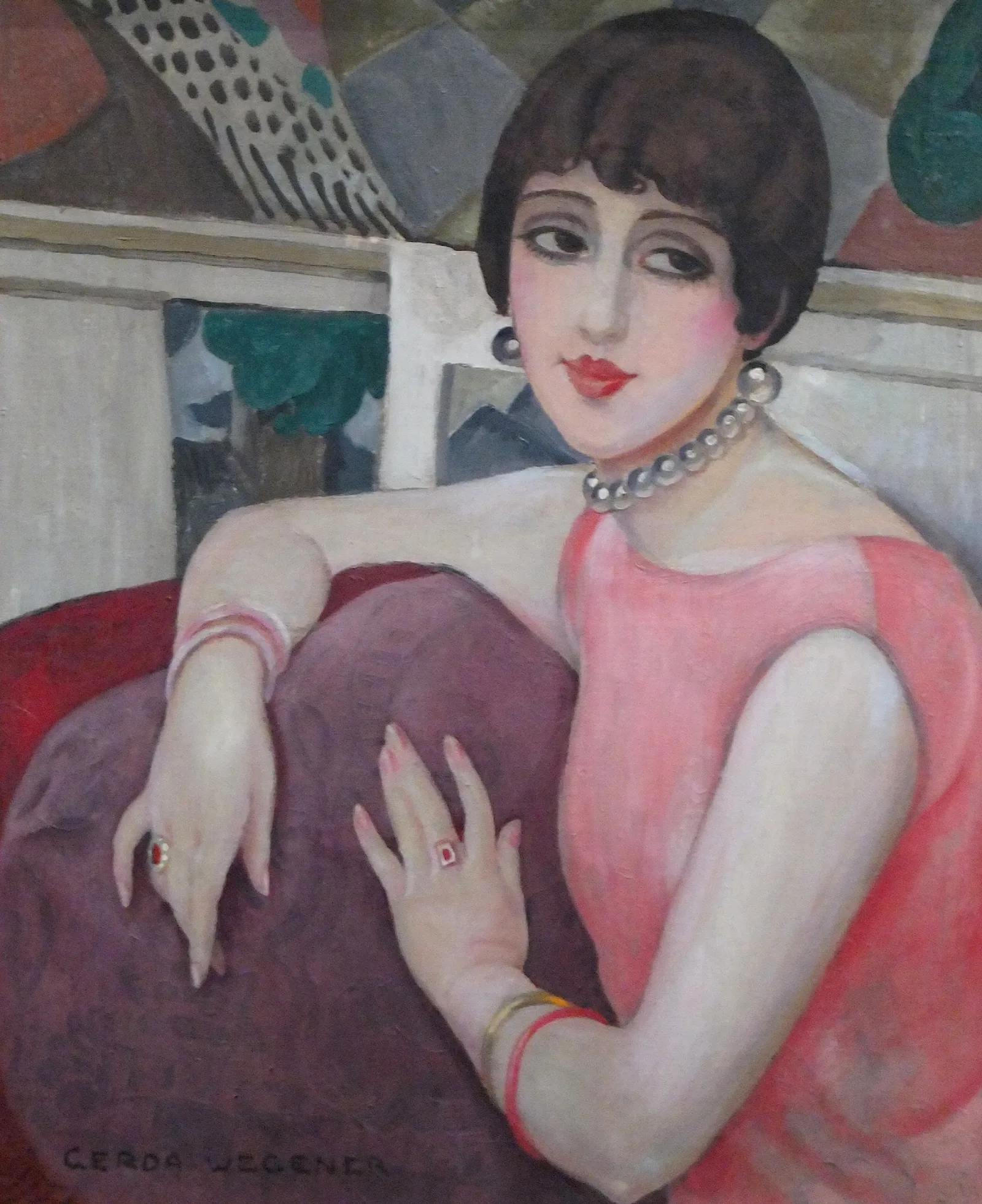 Lili Elbe Einar Wegener Wall Art by Gerda Wegener - Canvas Print