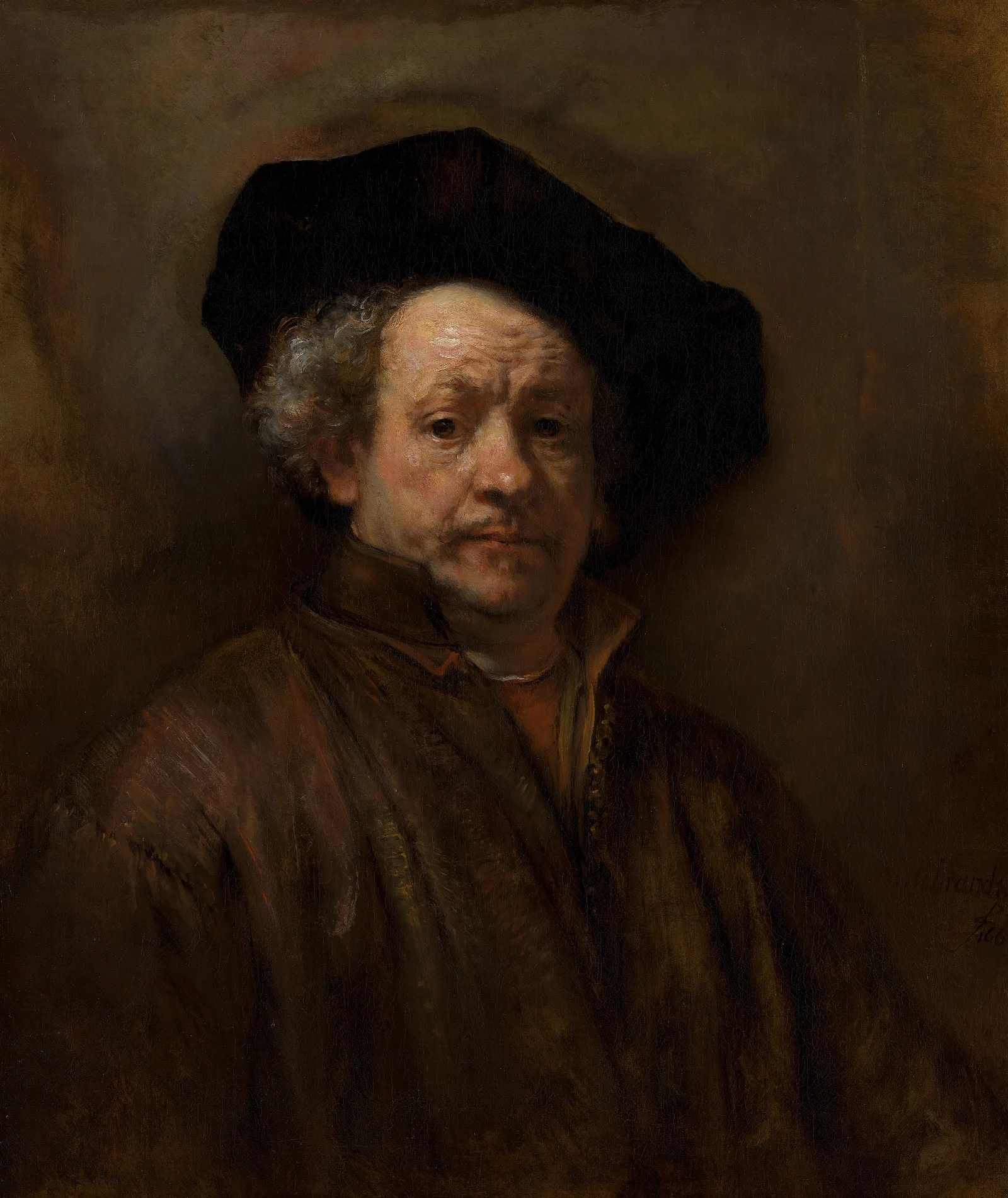 Self Portrait 23 Wall Art by Rembrandt van Rijn - Canvas Print