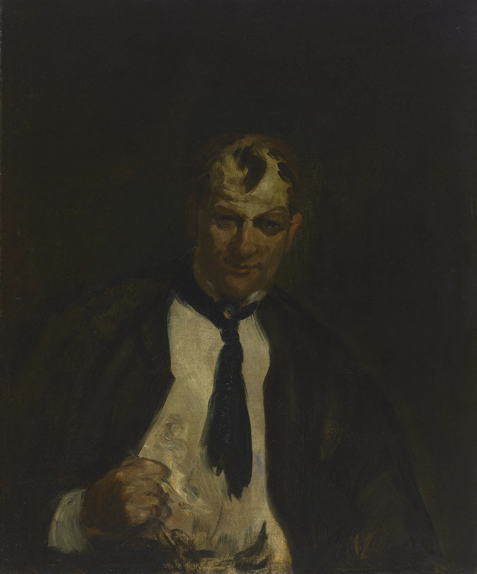 George Benjamin Luks Wall Art by William James Glackens - Canvas Print