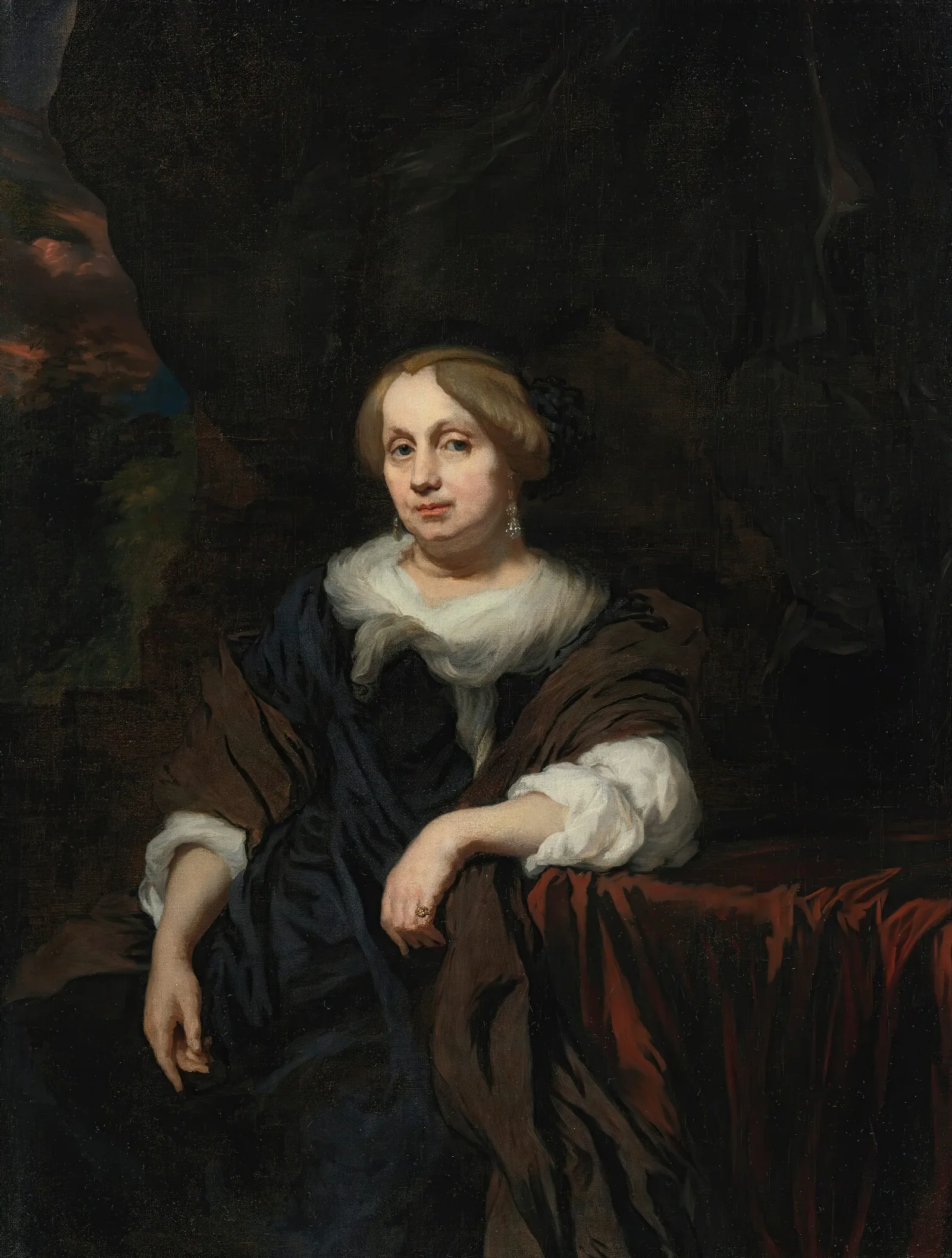 Portrait Of A Lady 131 Wall Art by Nicolaes Maes - Canvas Print