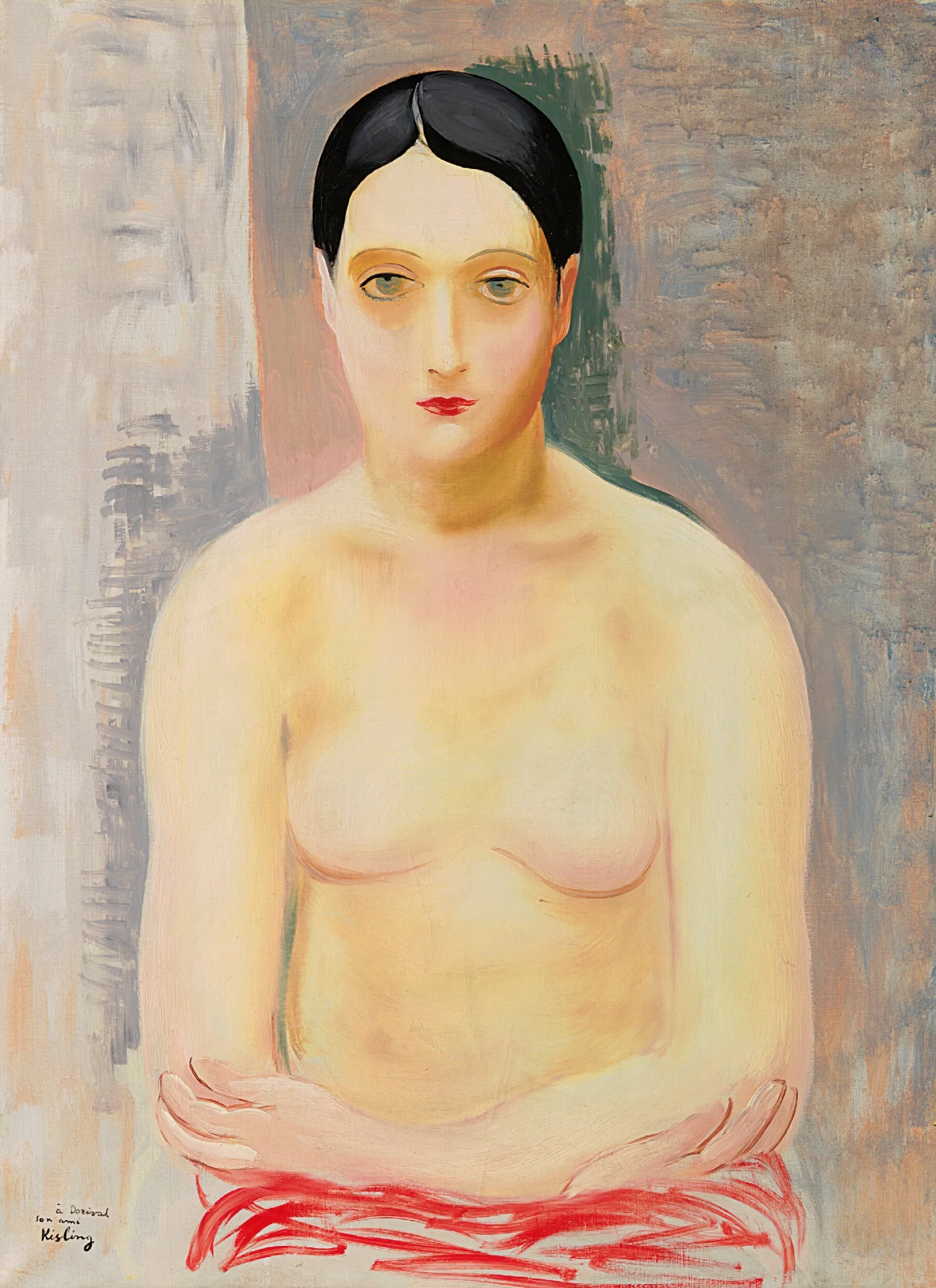 Nu 2 Wall Art by Moïse Kisling - Canvas Print