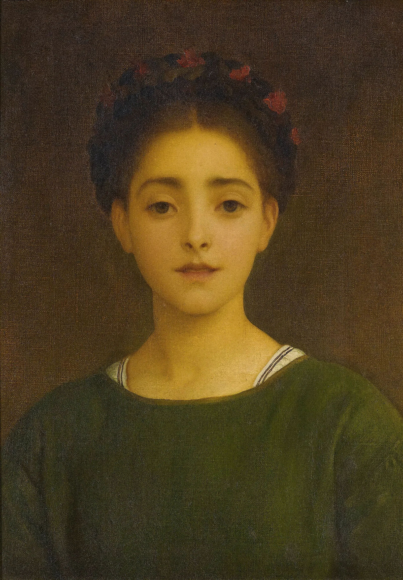 Leandra Wall Art by Frederic Leighton - Canvas Print
