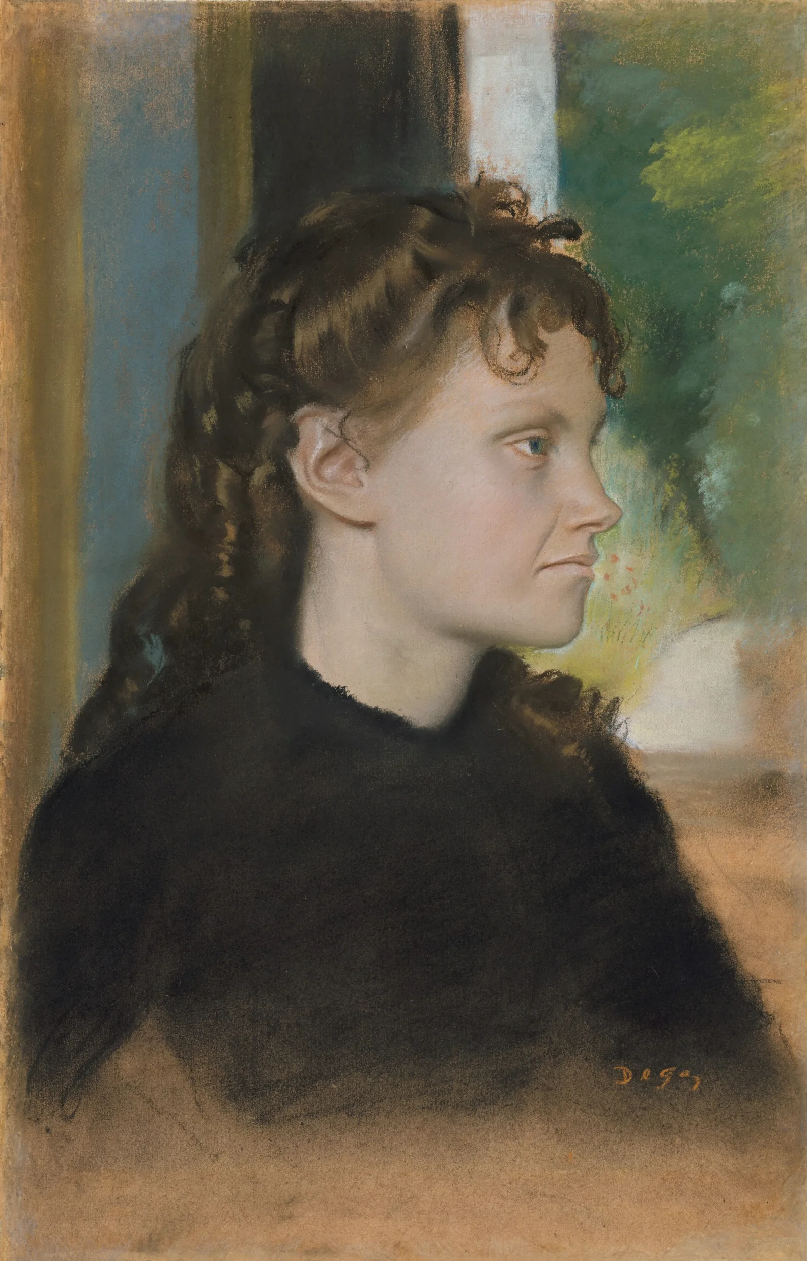 Madame Theodore Gobillard Yves Morisot 1838 1893 2 Wall Art by Edgar Degas - Canvas Print