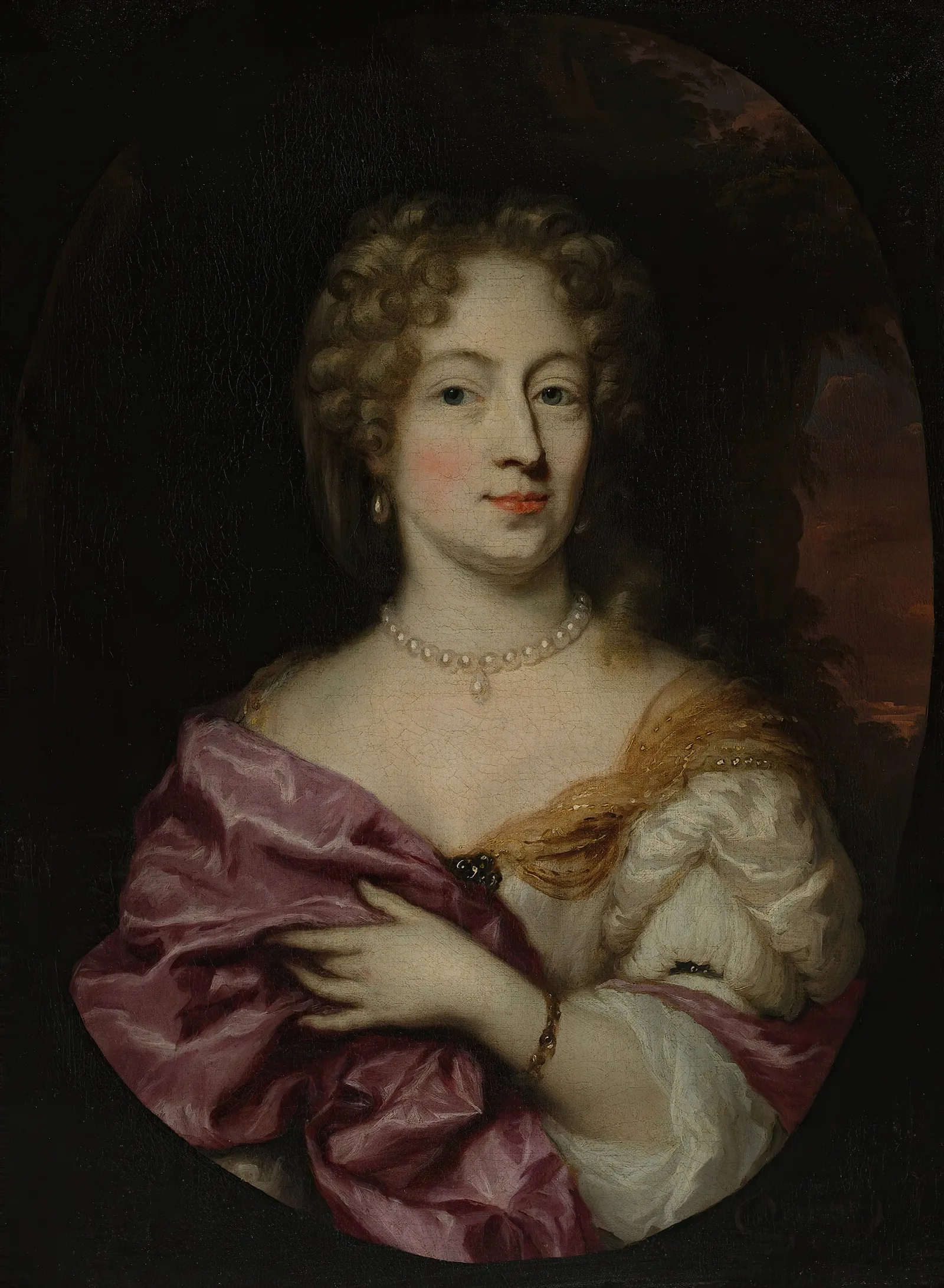 Ingena Rotterdam Died 1704 Betrothed Of Admiral Jacob Binkes Wall Art by Nicolaes Maes - Canvas Print