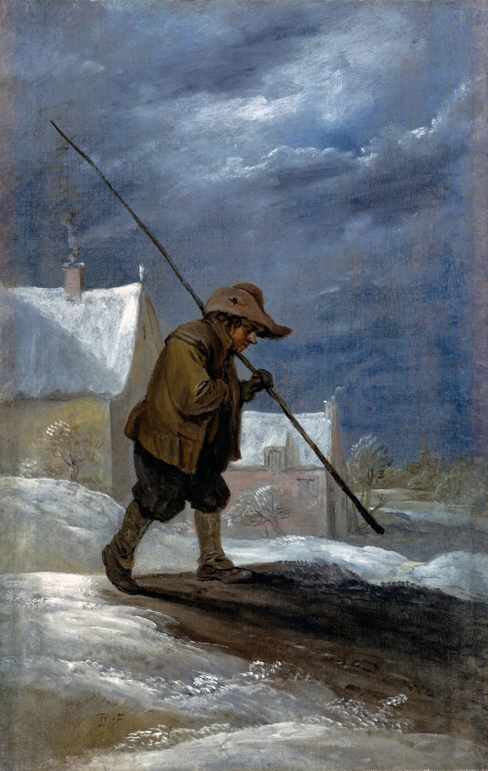 Winter 8 Wall Art by David Teniers The Younger - Canvas Print