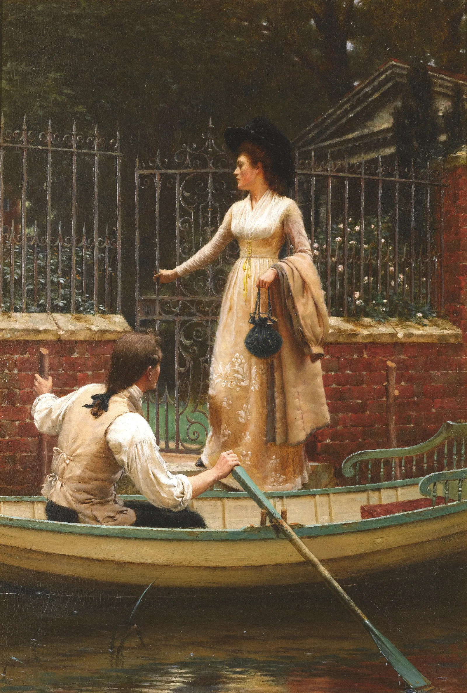 The Elopement Wall Art by Edmund Blair Leighton - Canvas Print
