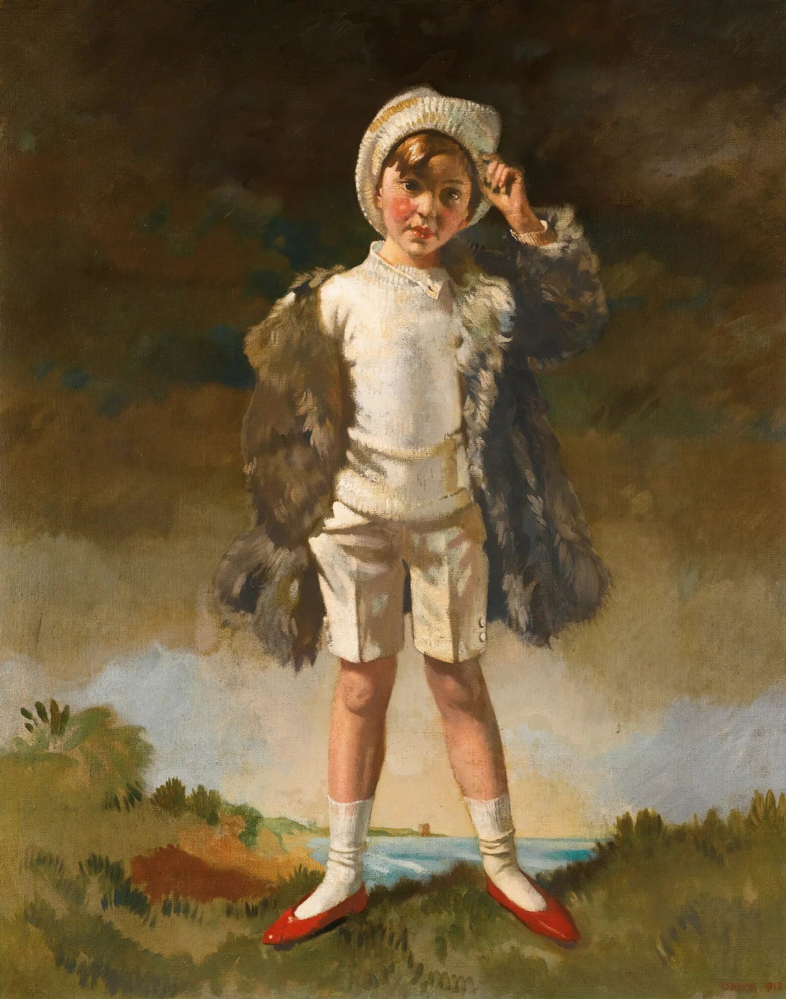 Noll Son Of Oliver St John Gogarty Wall Art by William Orpen - Canvas Print