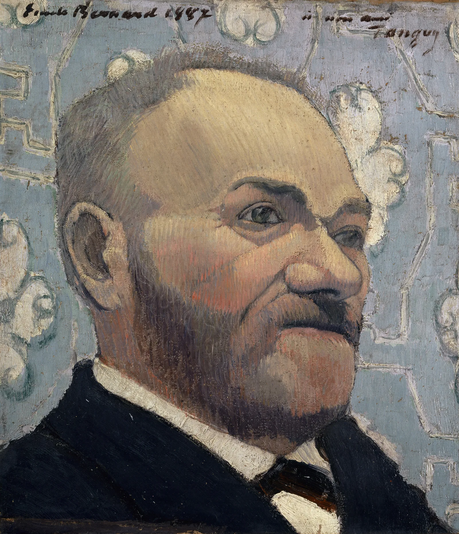 Portrait Of Pere Tanguy Wall Art by Emile Bernard - Canvas Print