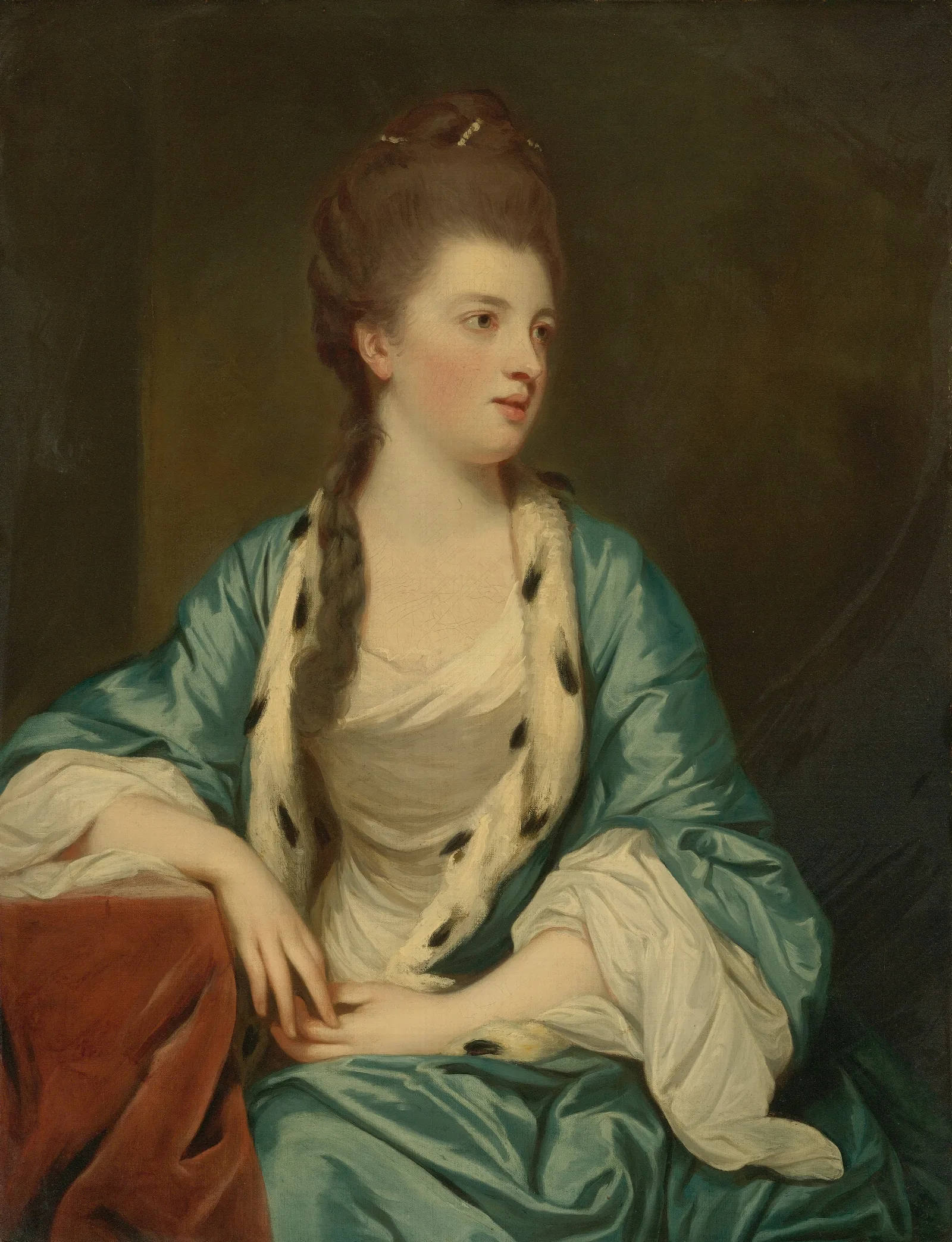 Elizabeth Kerr Marchioness Of Lothian 1745 80 Wall Art by Sir Joshua Reynolds - Canvas Print