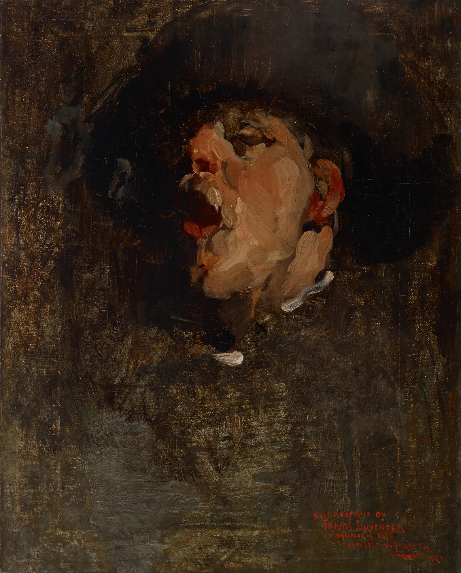 Self Portrait 230 Wall Art by Frank Duveneck - Canvas Print