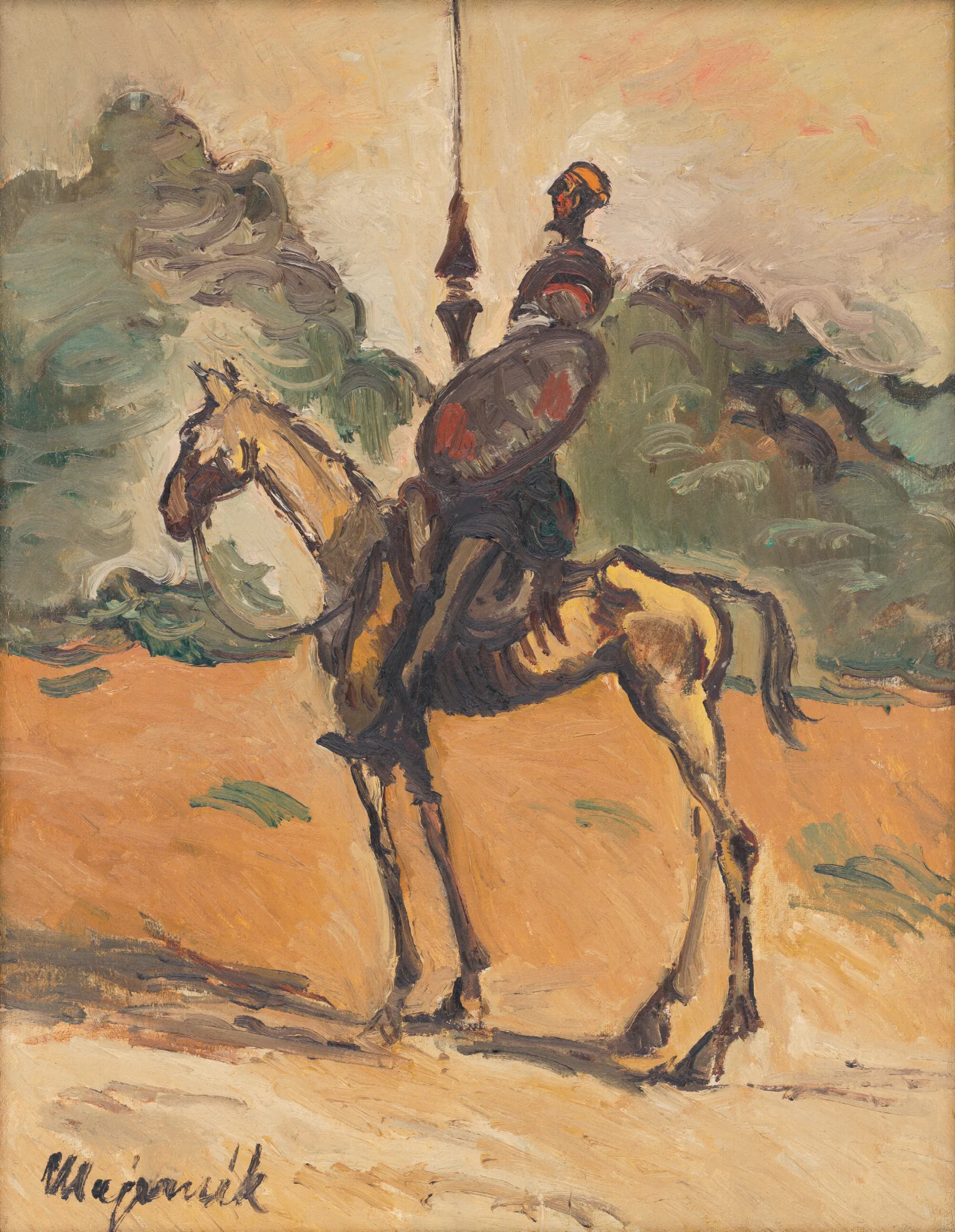 Don Quichotte 2 Wall Art by Cyprián Majerník - Canvas Print