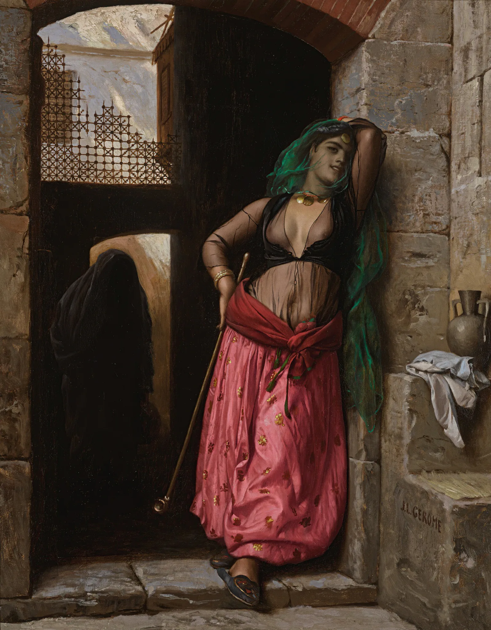 Jeune Fille Du Caire Wall Art by Jean-Léon Gérôme - Canvas Print