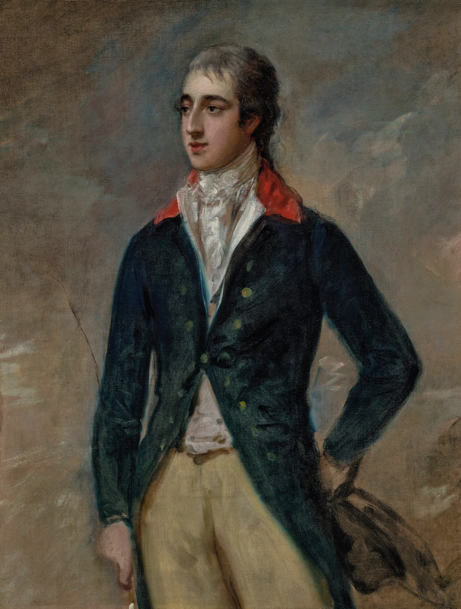 Portrait Of Prince Ernest Augustus 1771 1851 Later King Of Hanover Wall Art by Thomas Gainsborough - Canvas Print