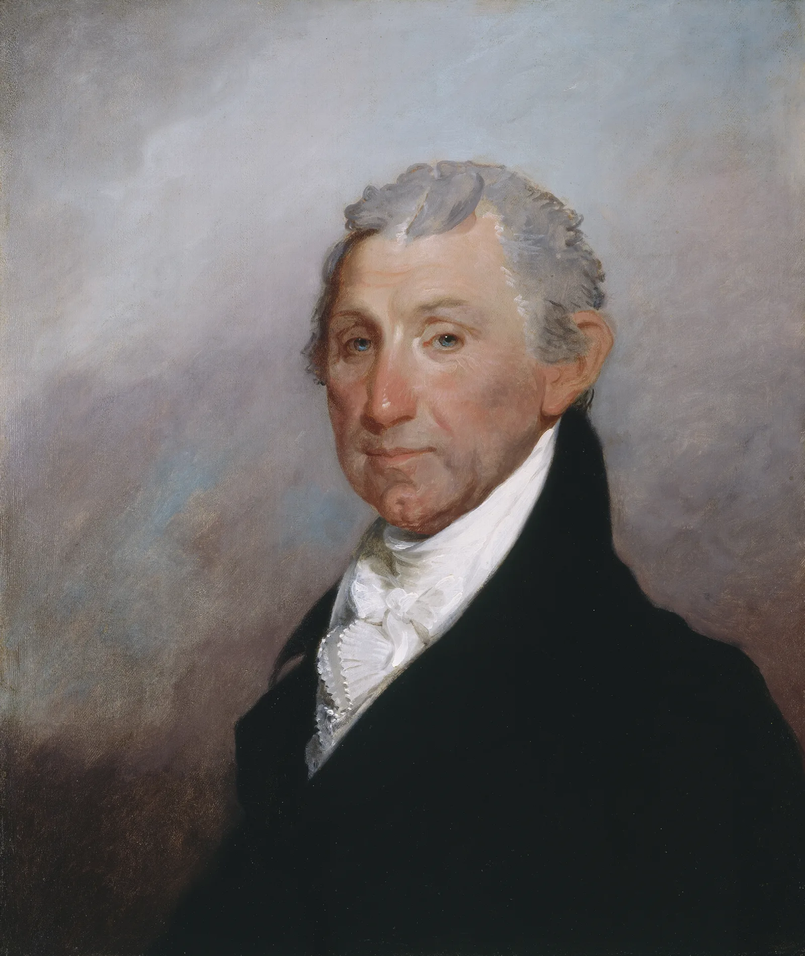 James Monroe Wall Art by Gilbert Stuart - Canvas Print