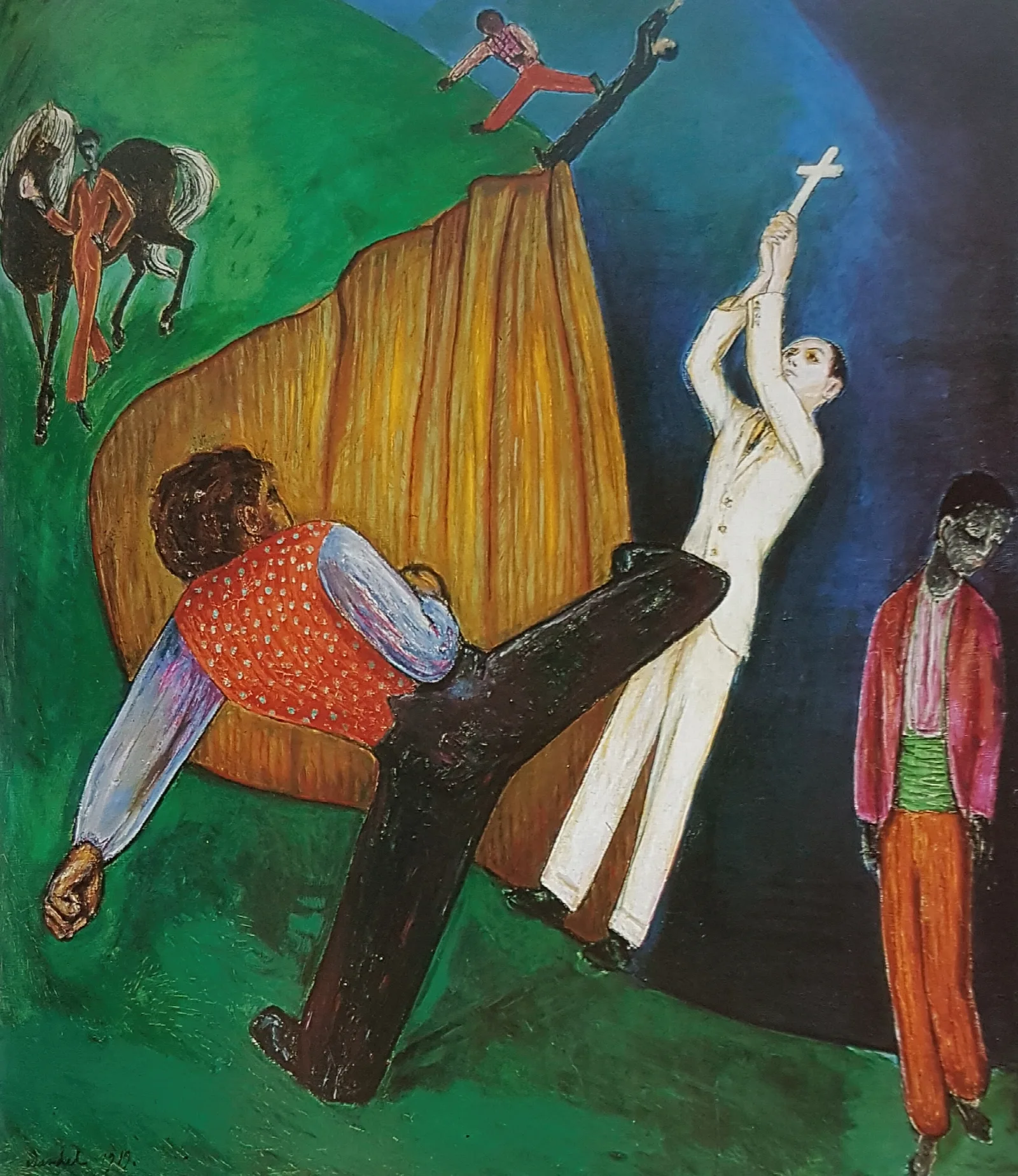 Exekution Wall Art by Nils Dardel - Canvas Print