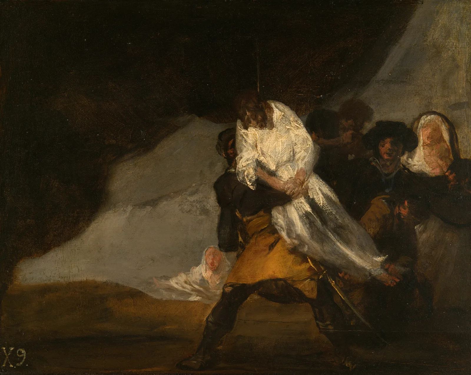 The Hanged Monk Wall Art by Francisco de Goya - Canvas Print